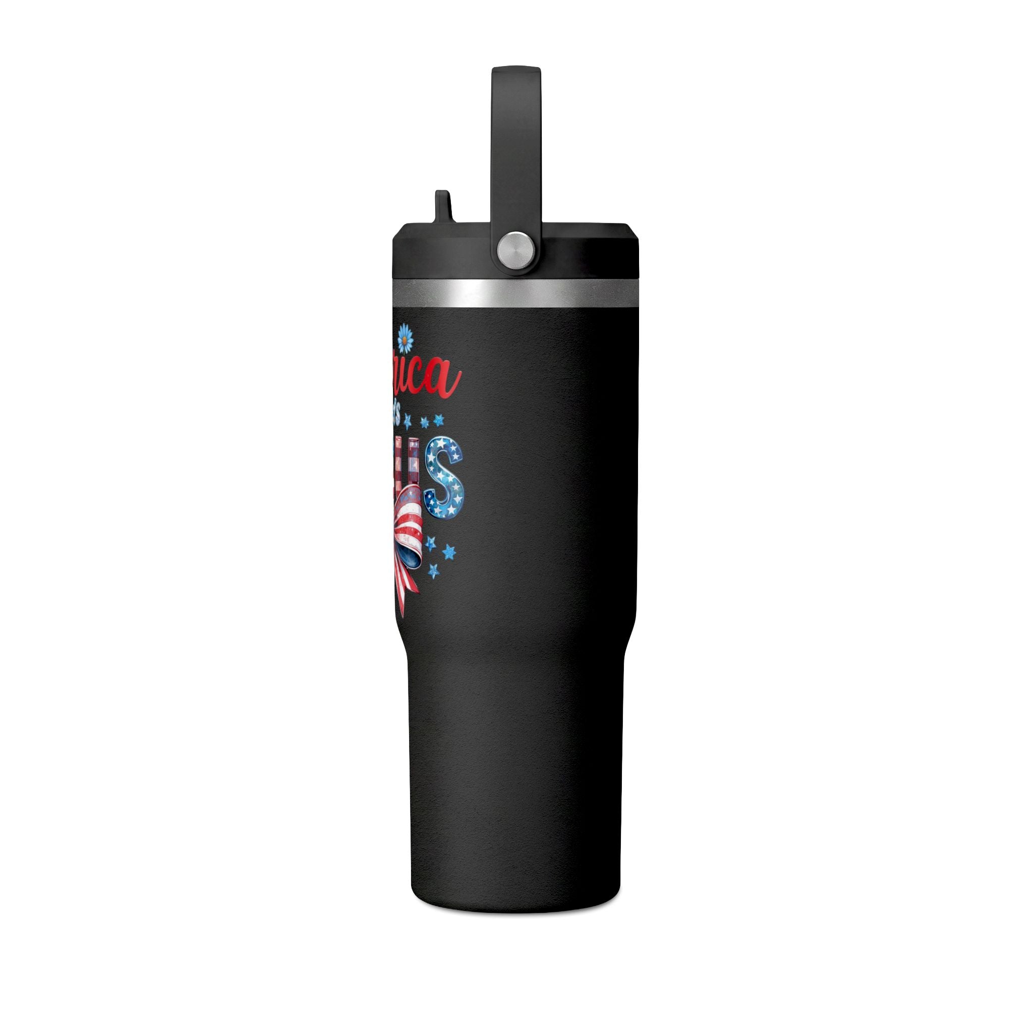 America Needs Jesus 32oz Nomad Tumbler – Patriotic Insulated Travel Mug