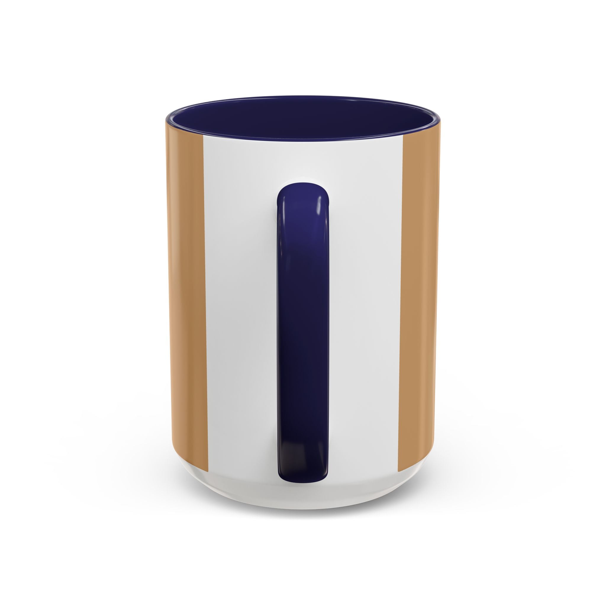 Christian Cross Accent Coffee Mug — Faith, Doves & Floral Baptism Gift (11/15oz)