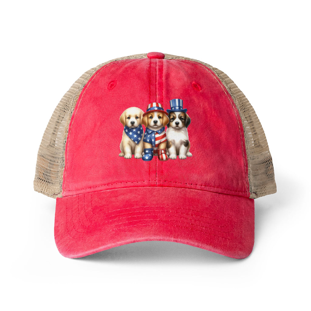 Women's Washed Mesh-Back Cap