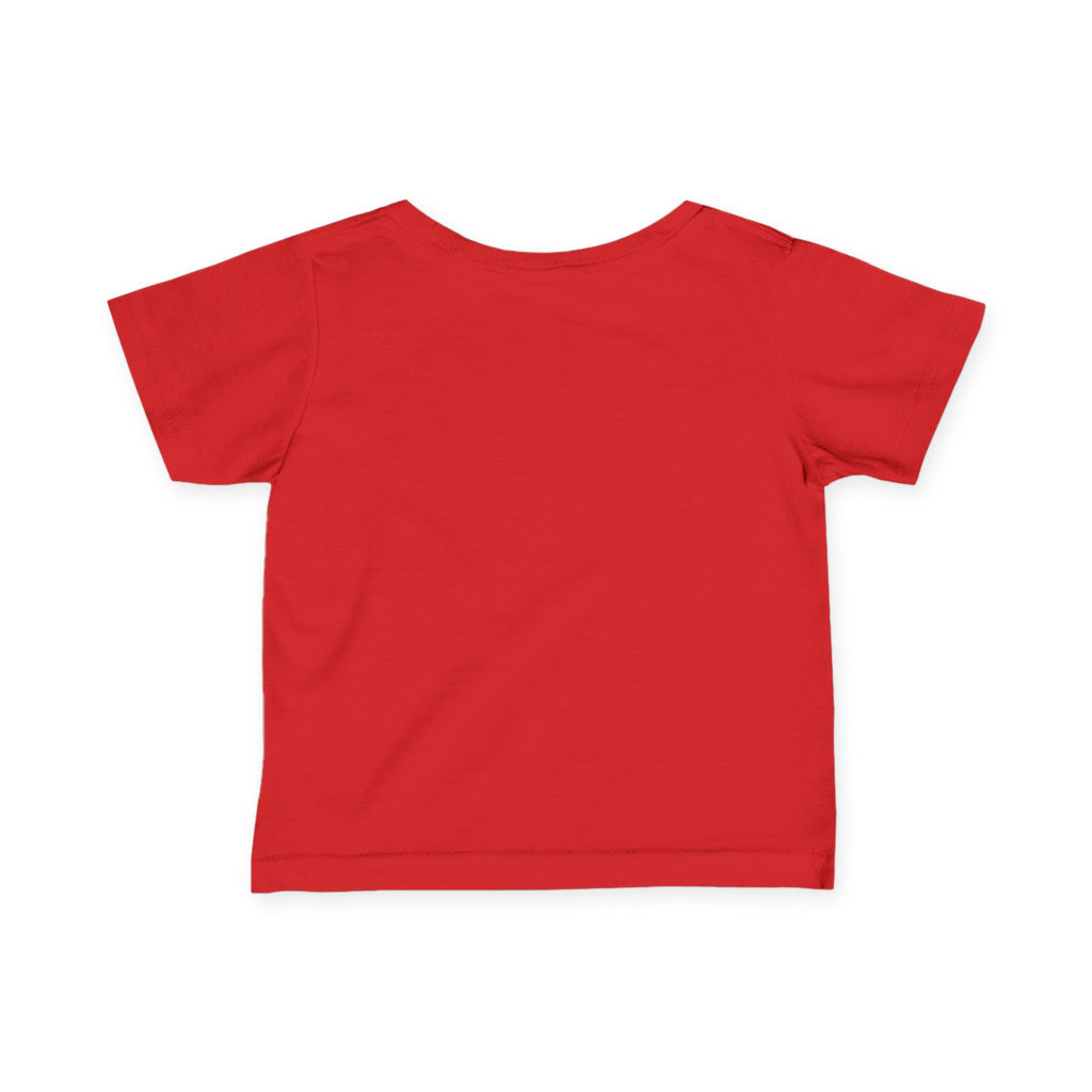 Infant Tee — Patriotic Kitten with Flags & Ice Cream (4th of July Baby Shirt)
