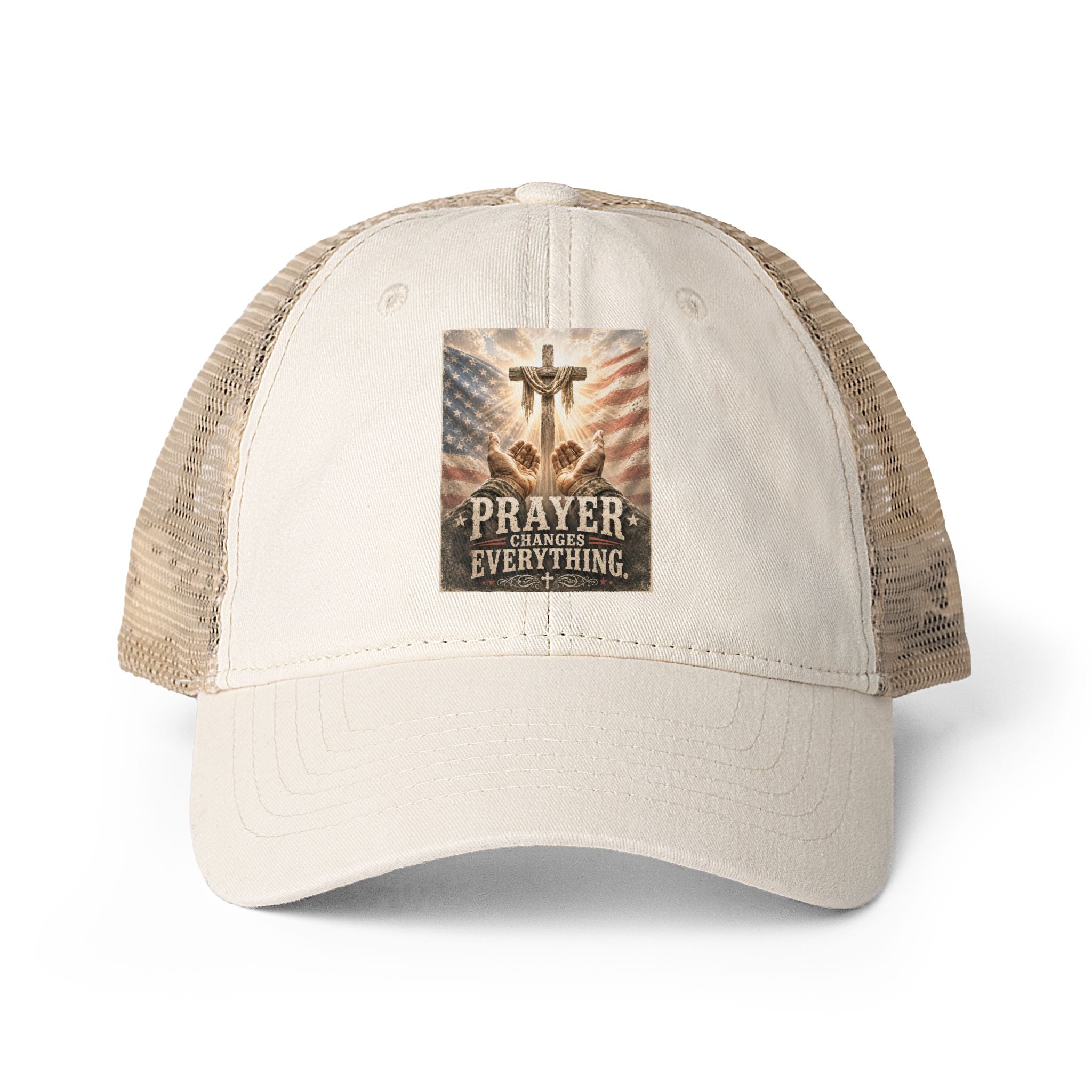 Women's Washed Mesh-Back Cap