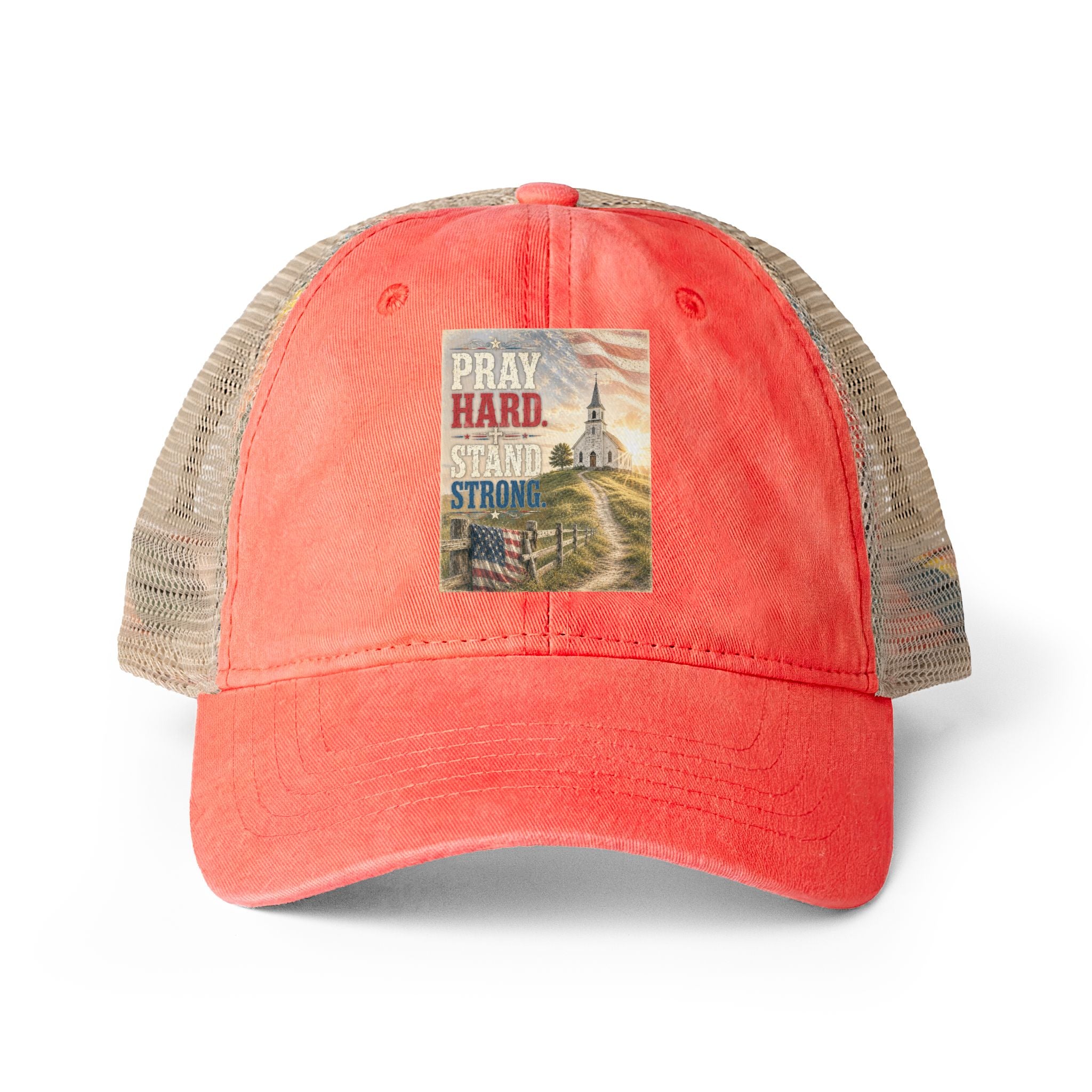 Women's Washed Mesh-Back Cap