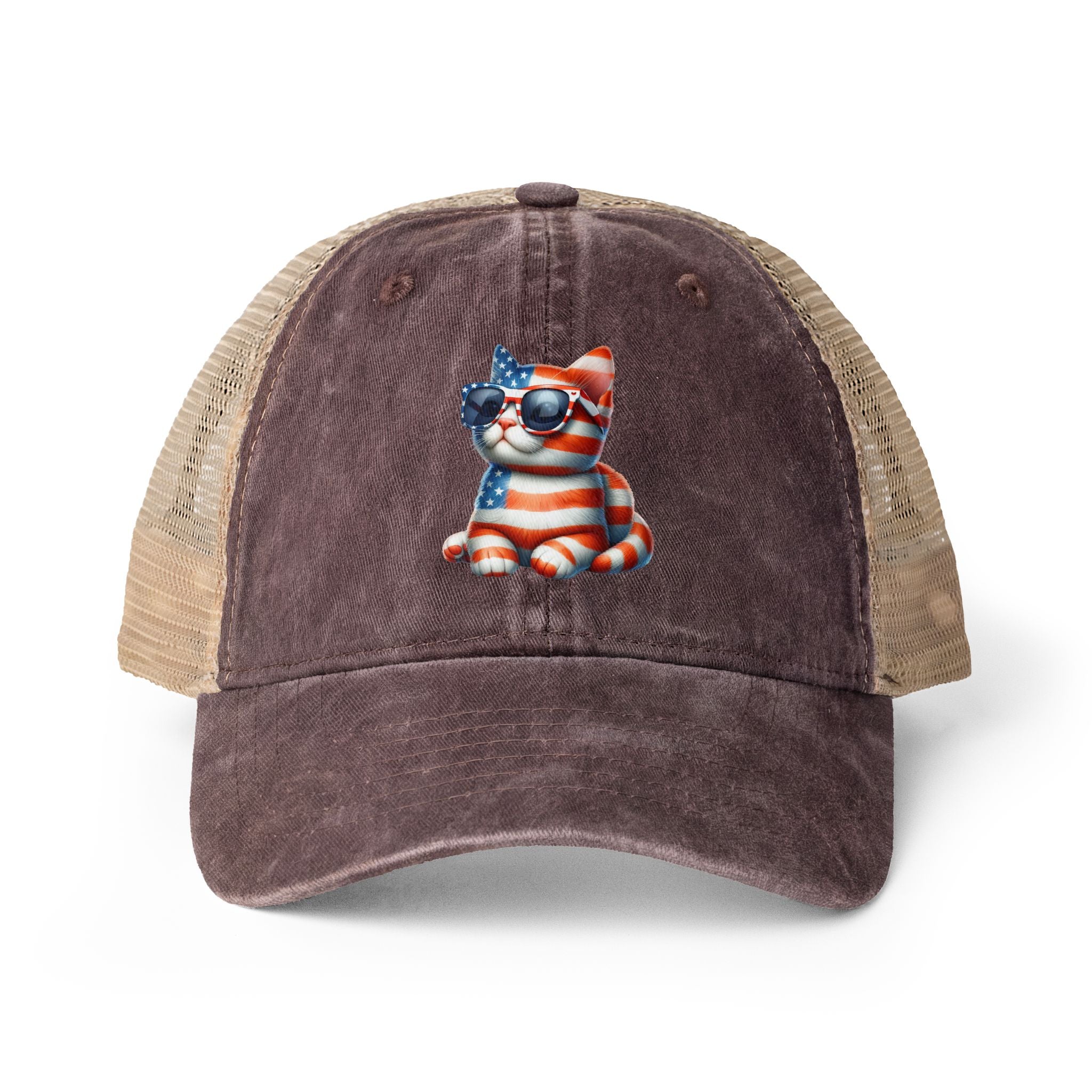 Women's Washed Mesh-Back Cap