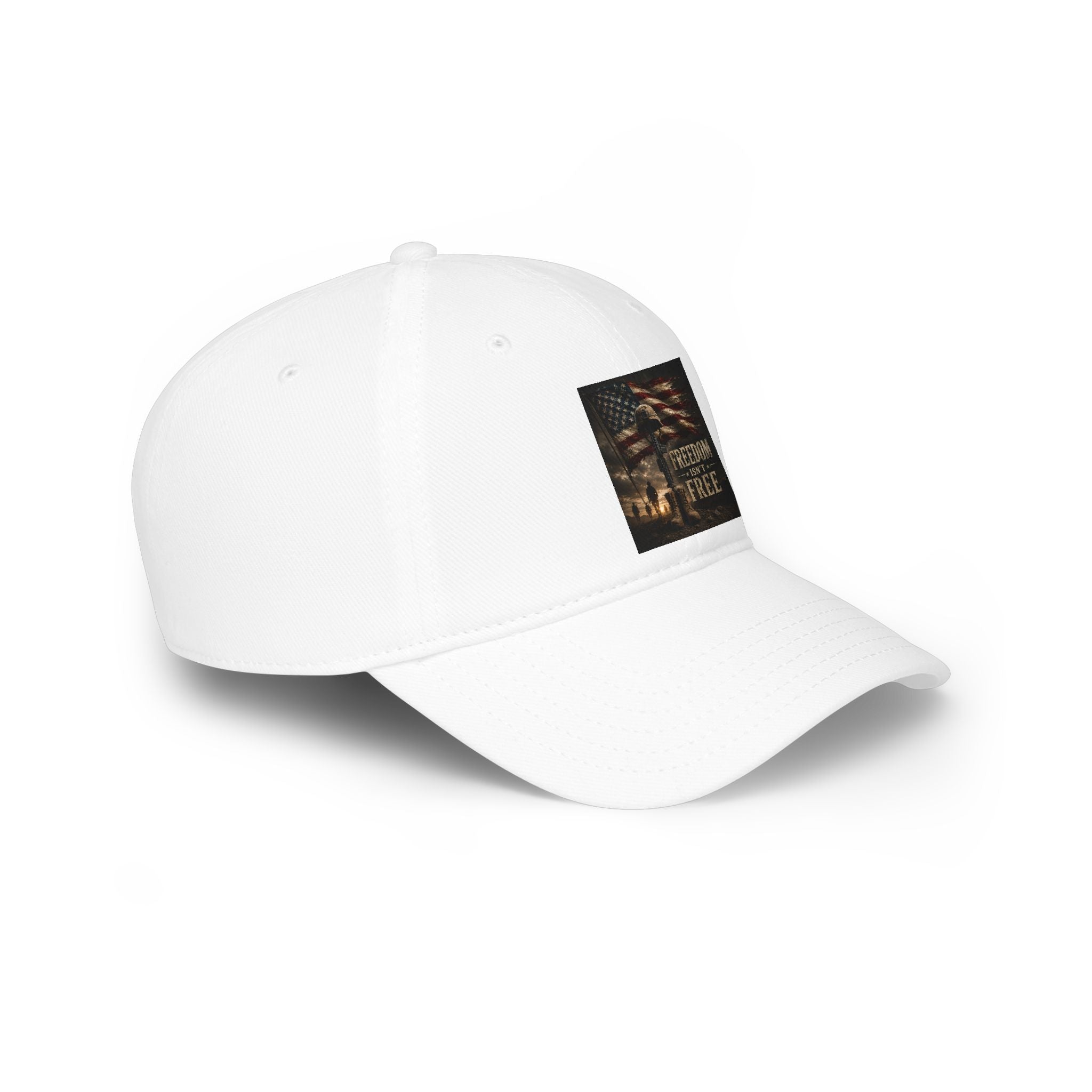 Patriotic 'Freedom Isn't Free' Low Profile Baseball Cap