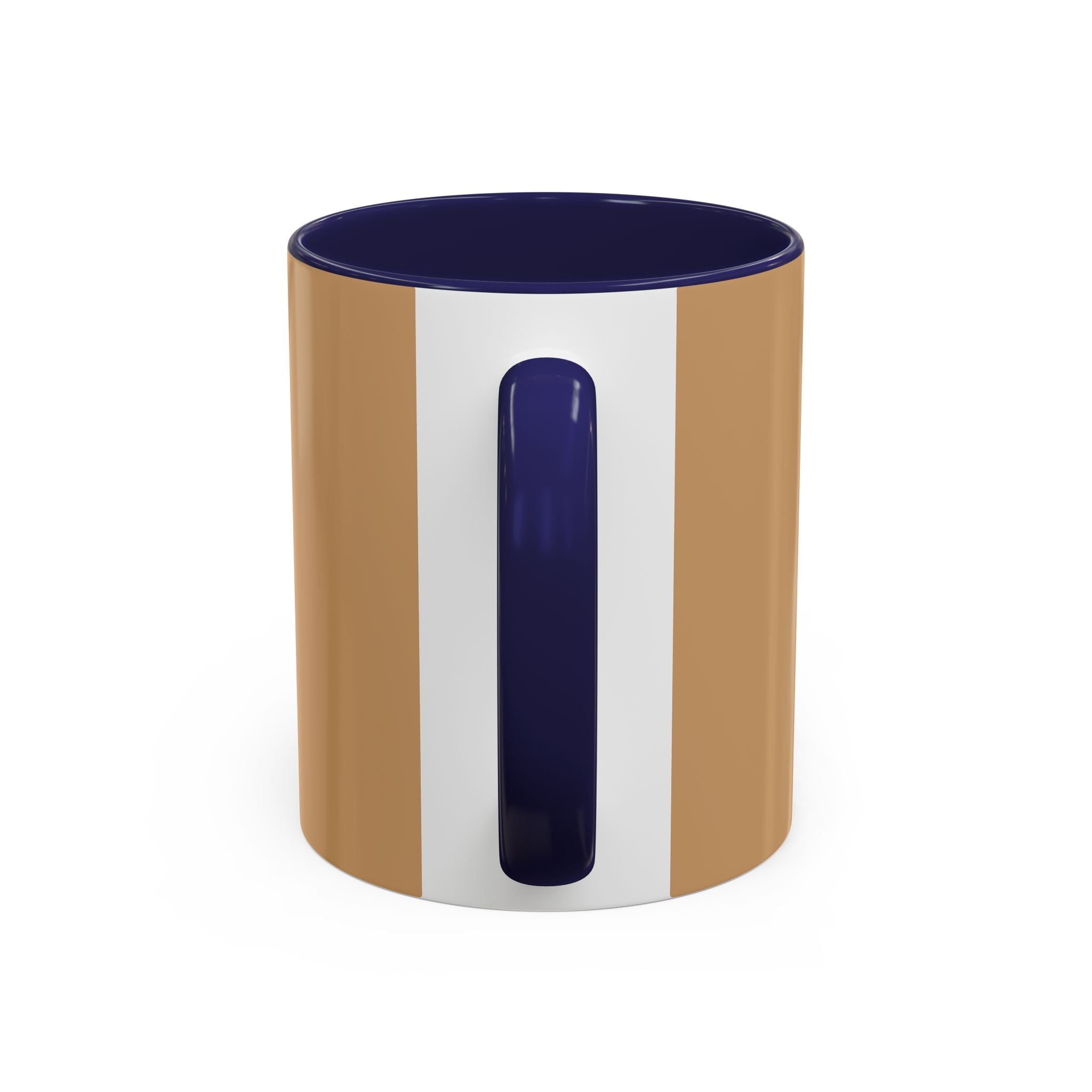 Christian Cross Accent Coffee Mug — Faith, Doves & Floral Baptism Gift (11/15oz)