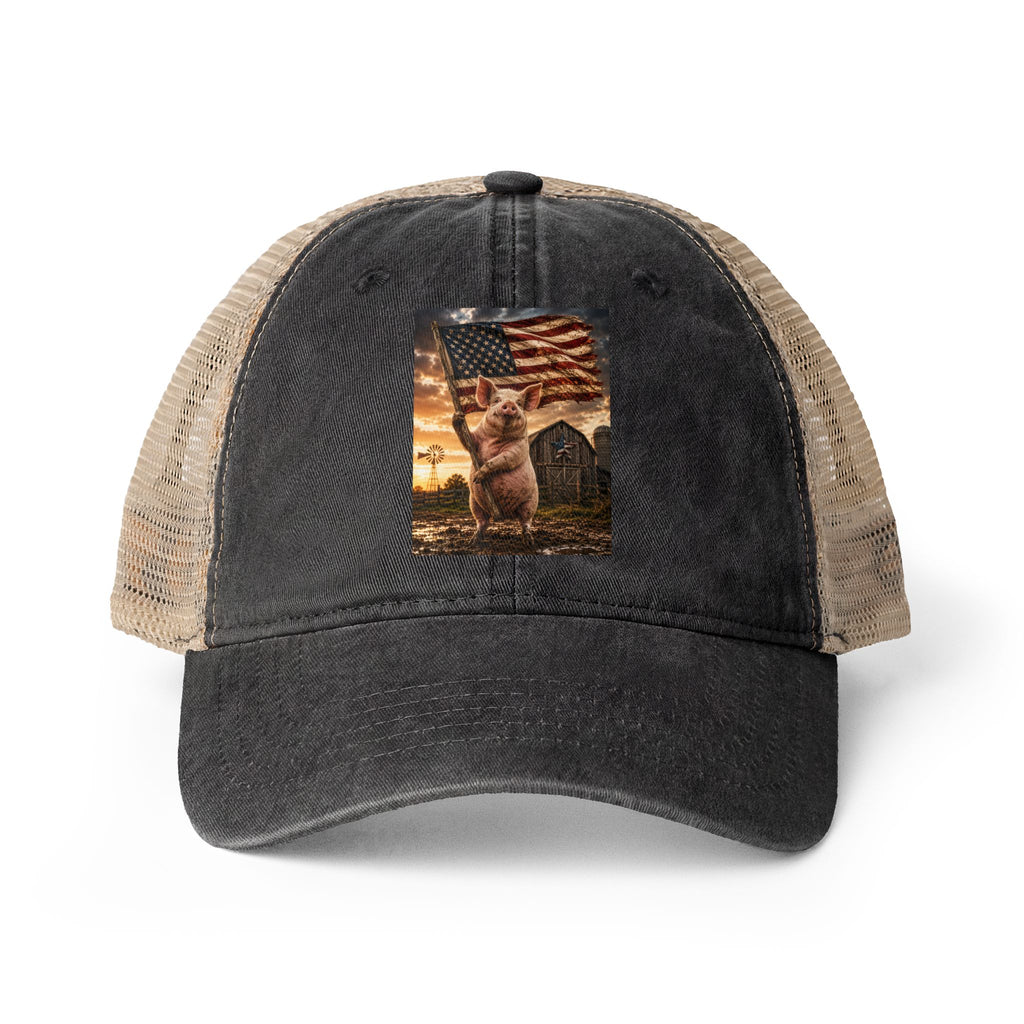 Women's Washed Mesh-Back Cap