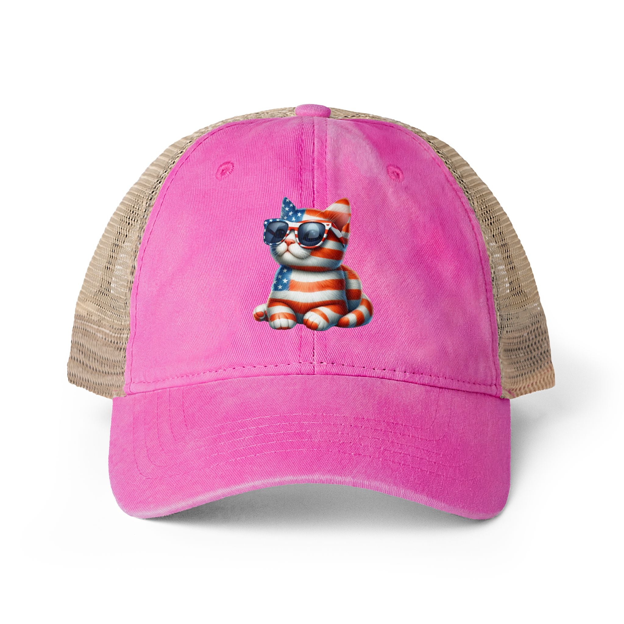 Women's Washed Mesh-Back Cap