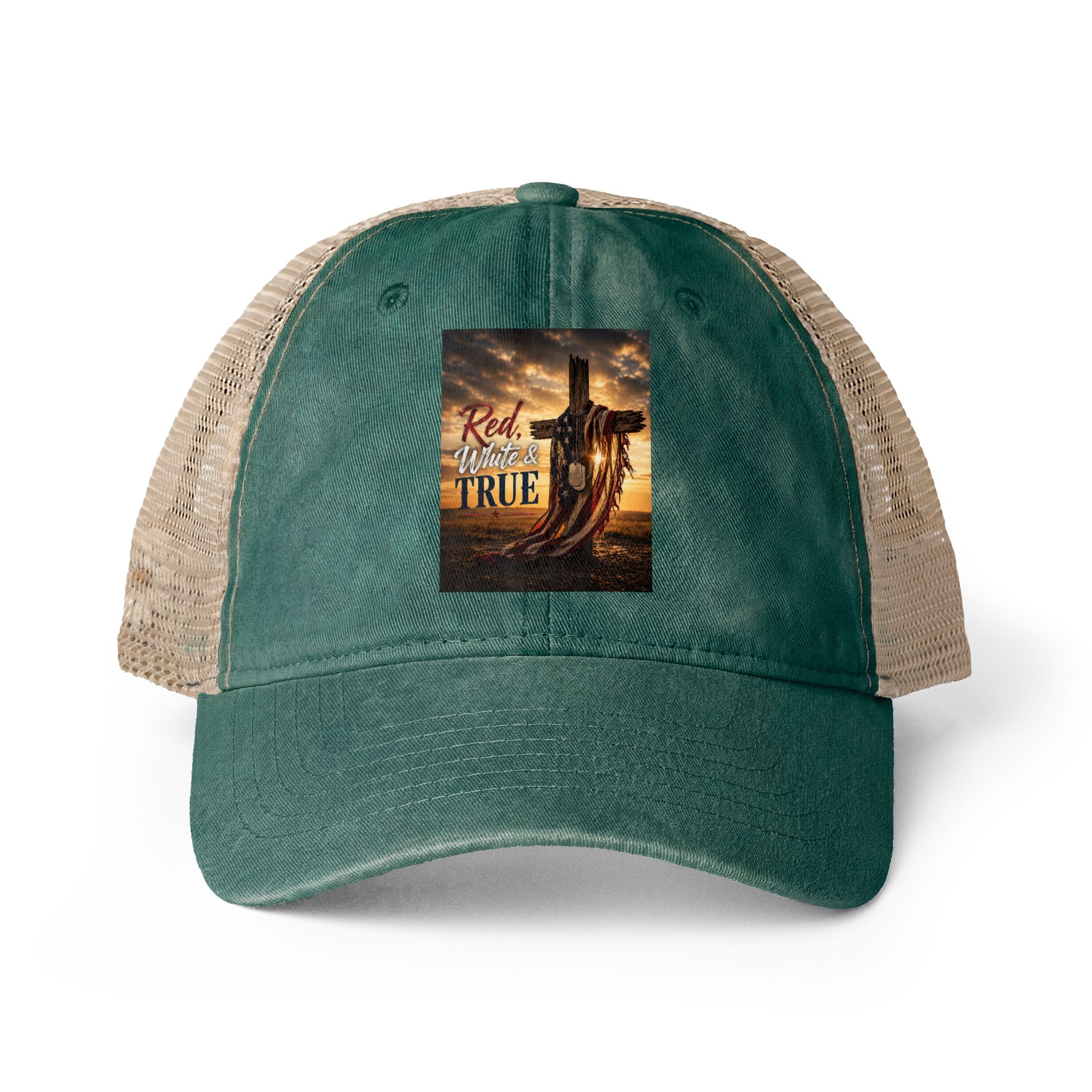 Women's Washed Mesh-Back Cap