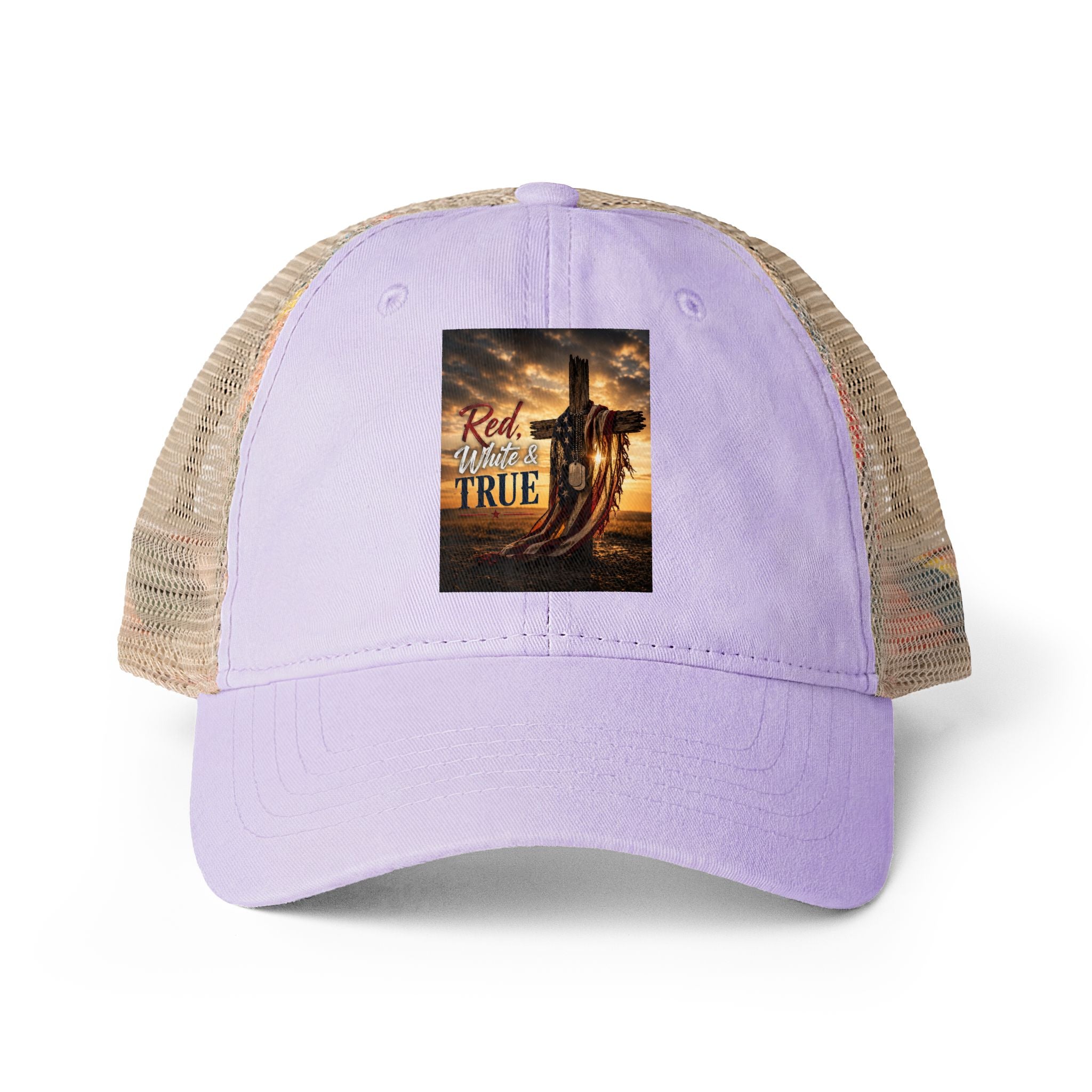 Women's Washed Mesh-Back Cap