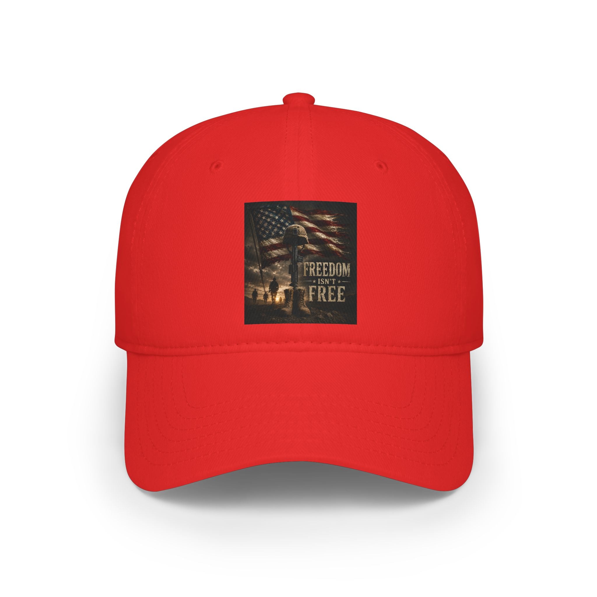 Patriotic 'Freedom Isn't Free' Low Profile Baseball Cap