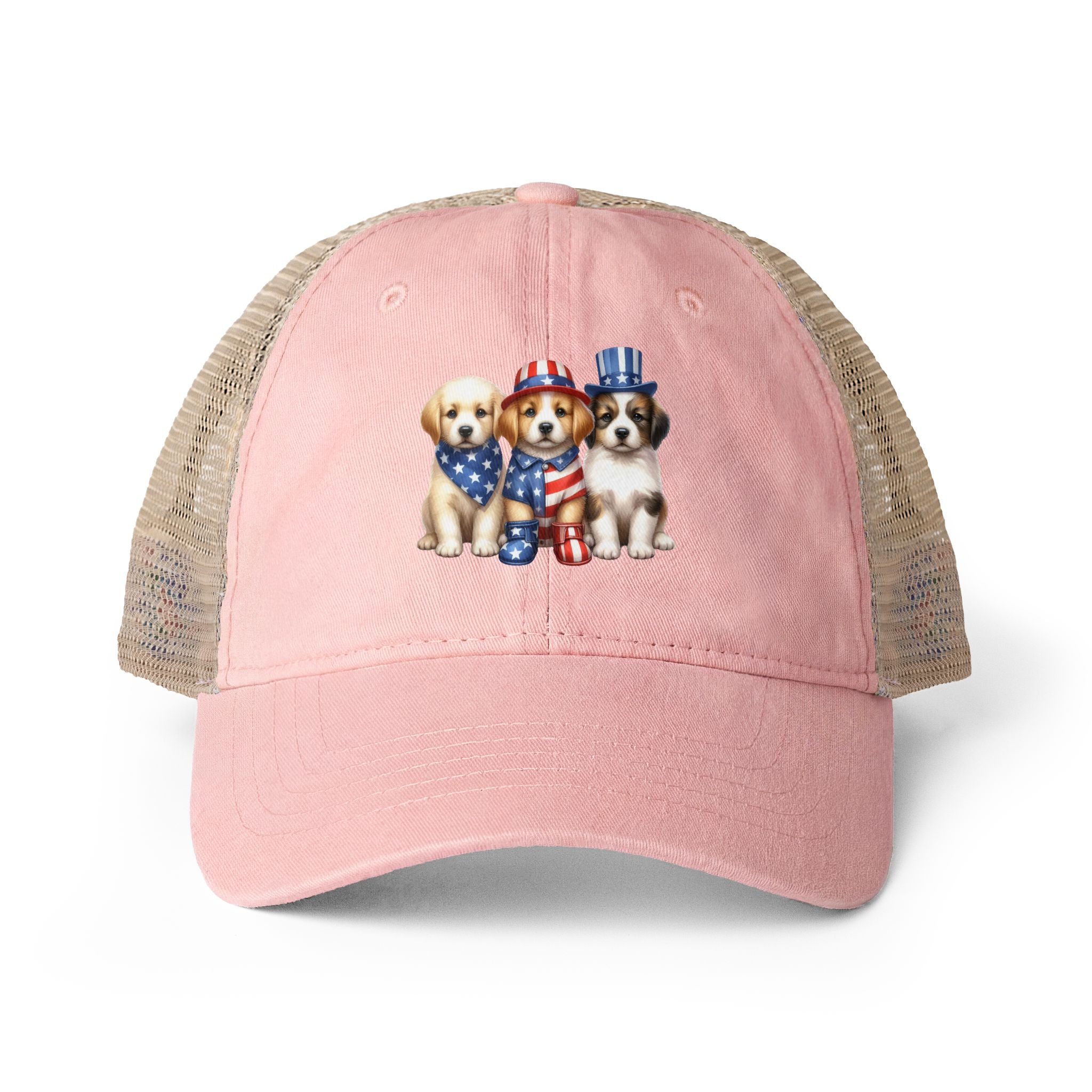 Women's Washed Mesh-Back Cap