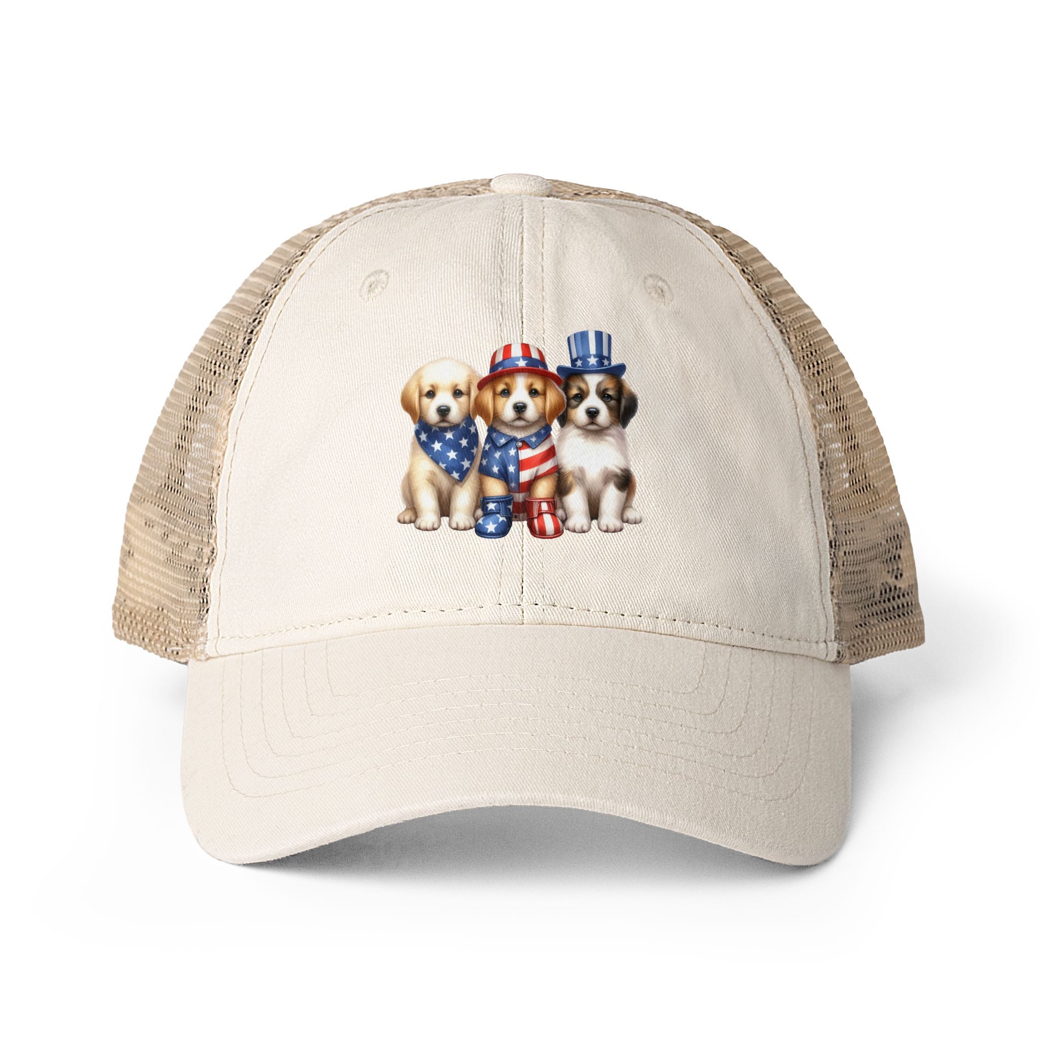 Women's Washed Mesh-Back Cap
