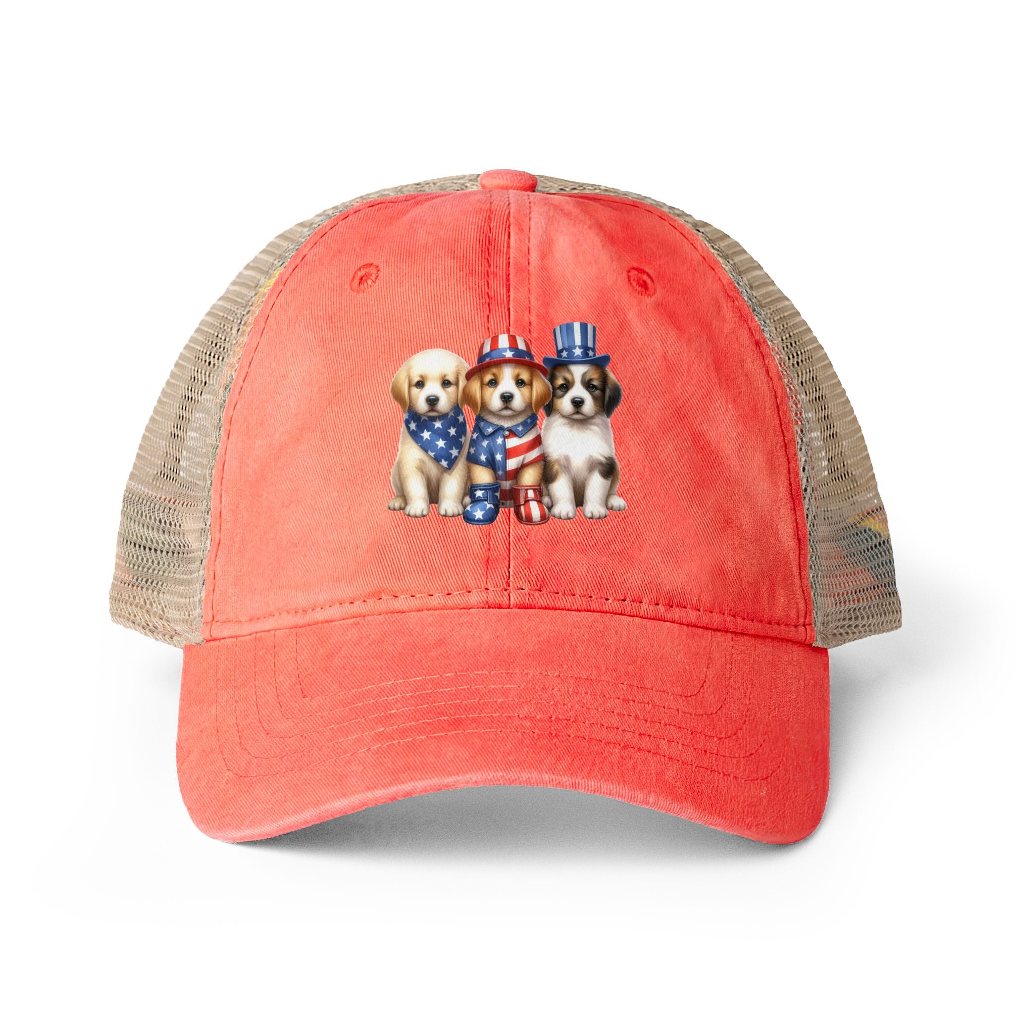 Women's Washed Mesh-Back Cap