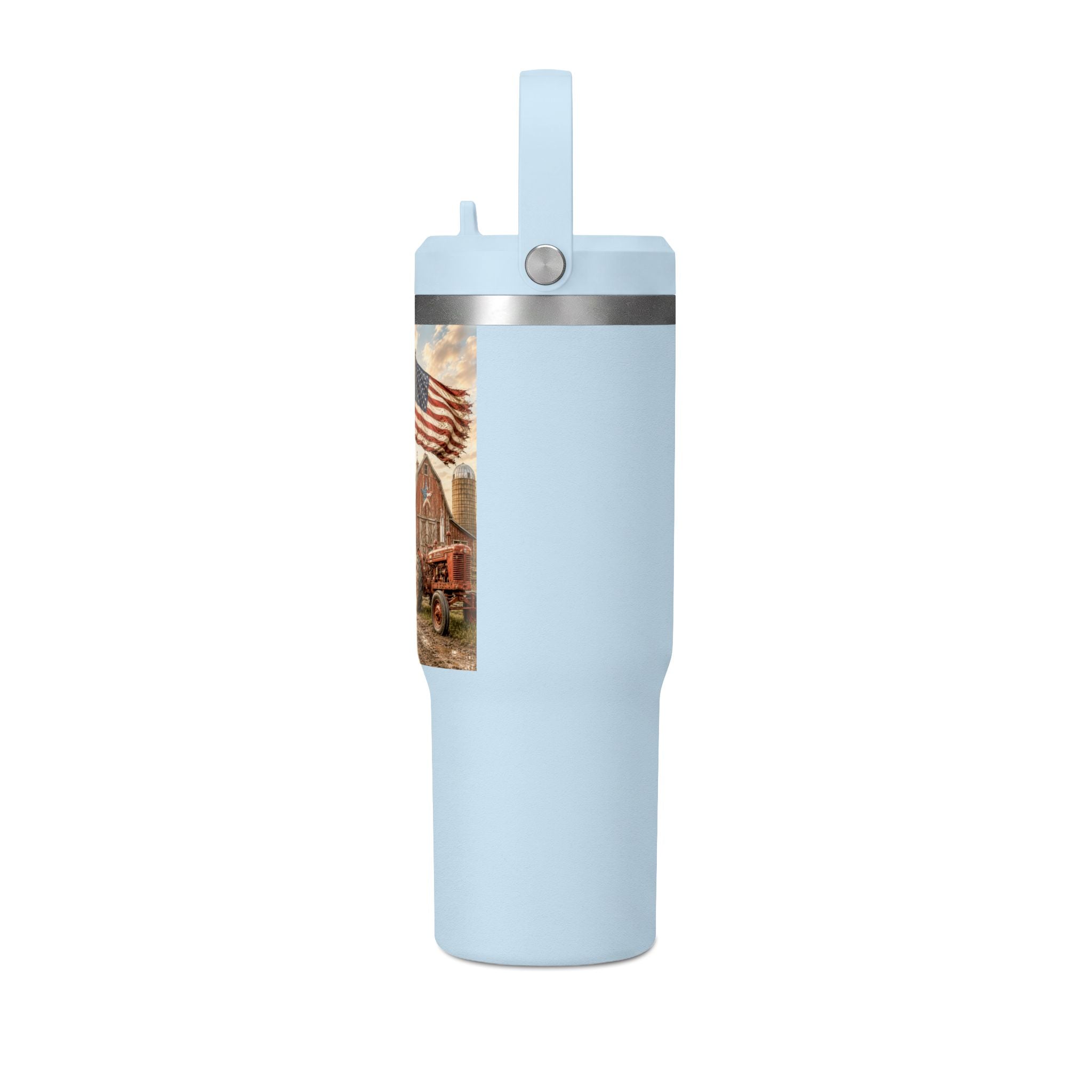 Nomad Tumbler 32oz – Patriotic Farmhouse Travel Tumbler (What America Was Made From)
