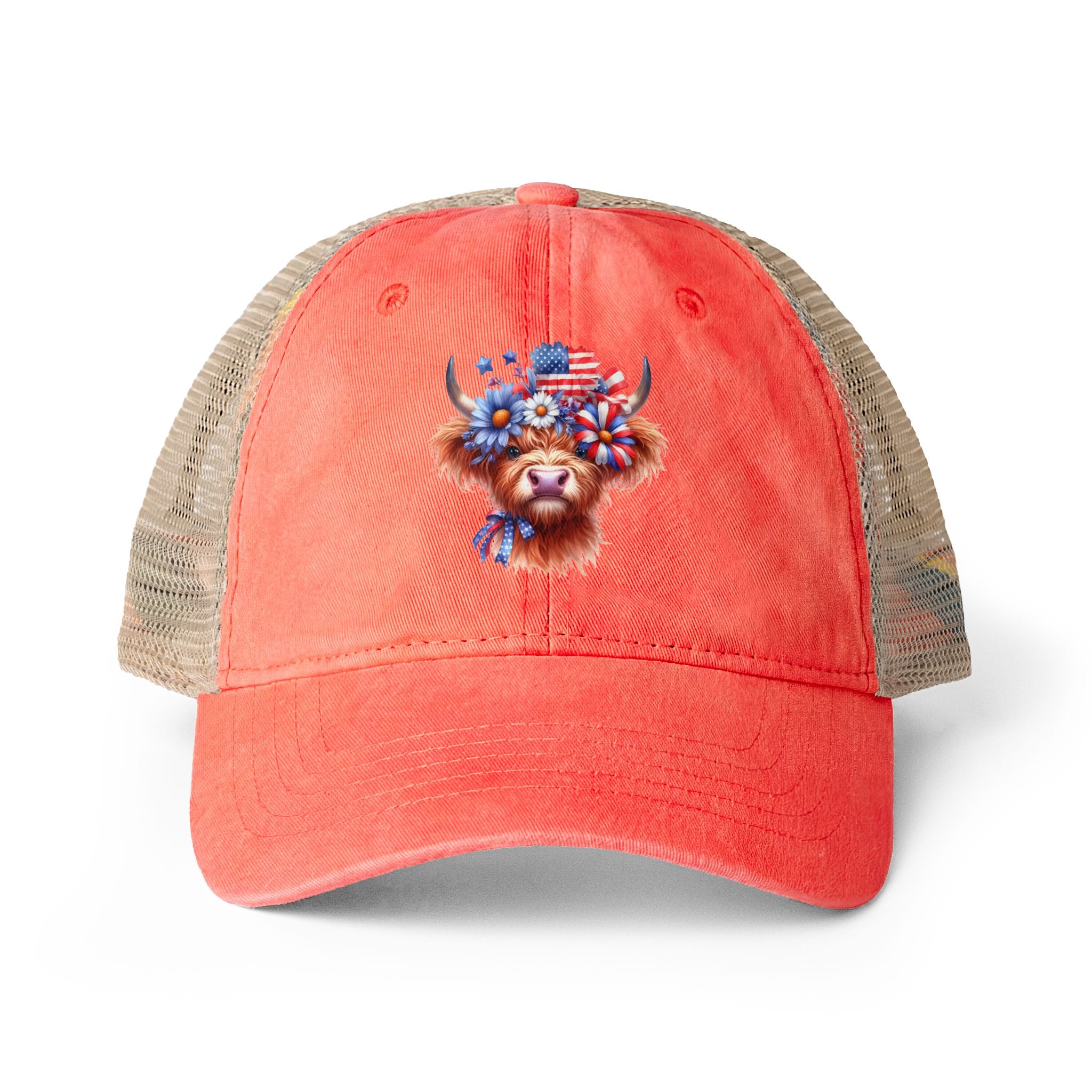 Women's Washed Mesh-Back Cap