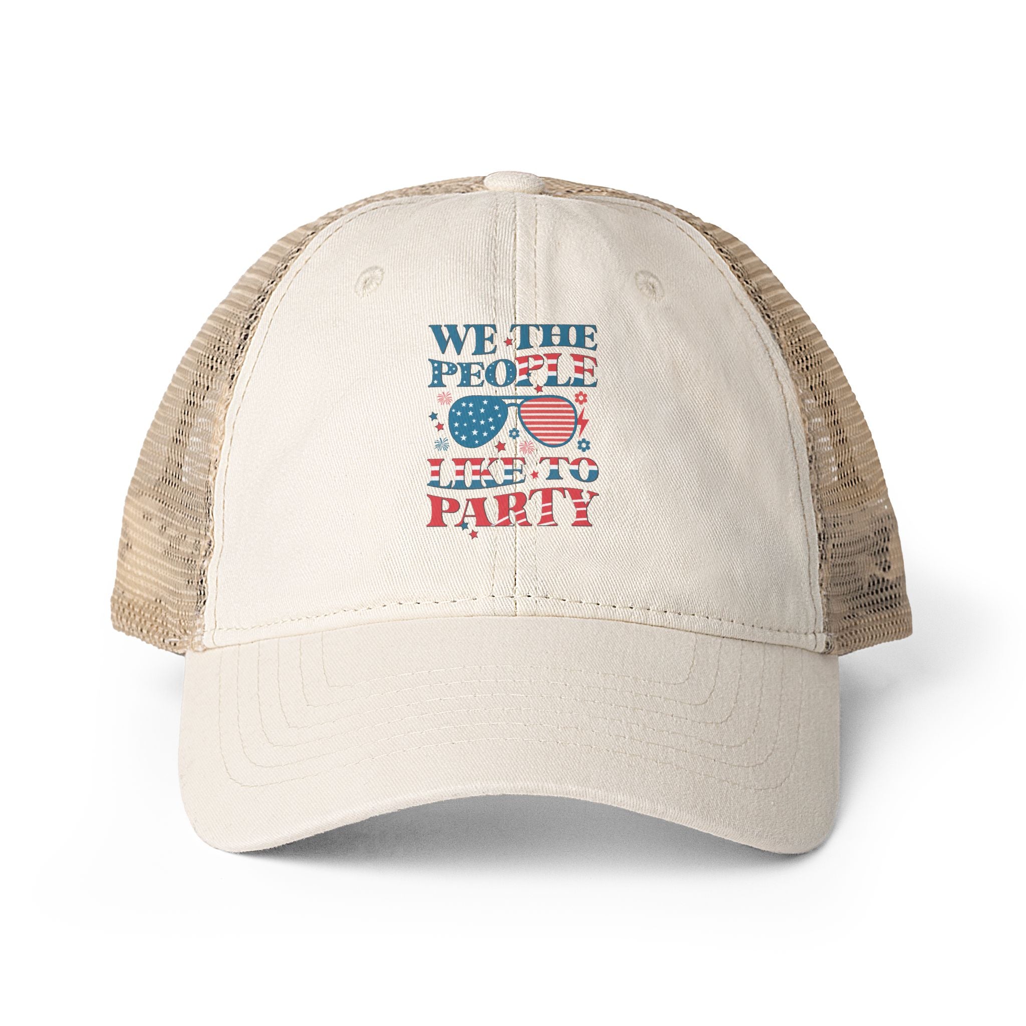 Women's Washed Mesh-Back Cap