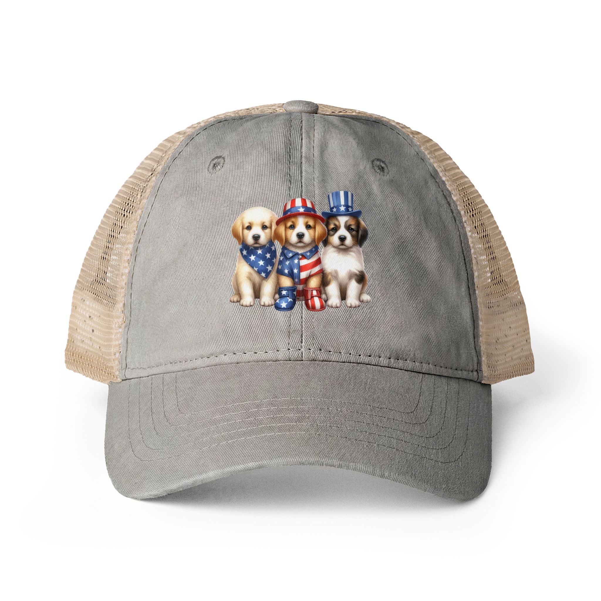 Women's Washed Mesh-Back Cap