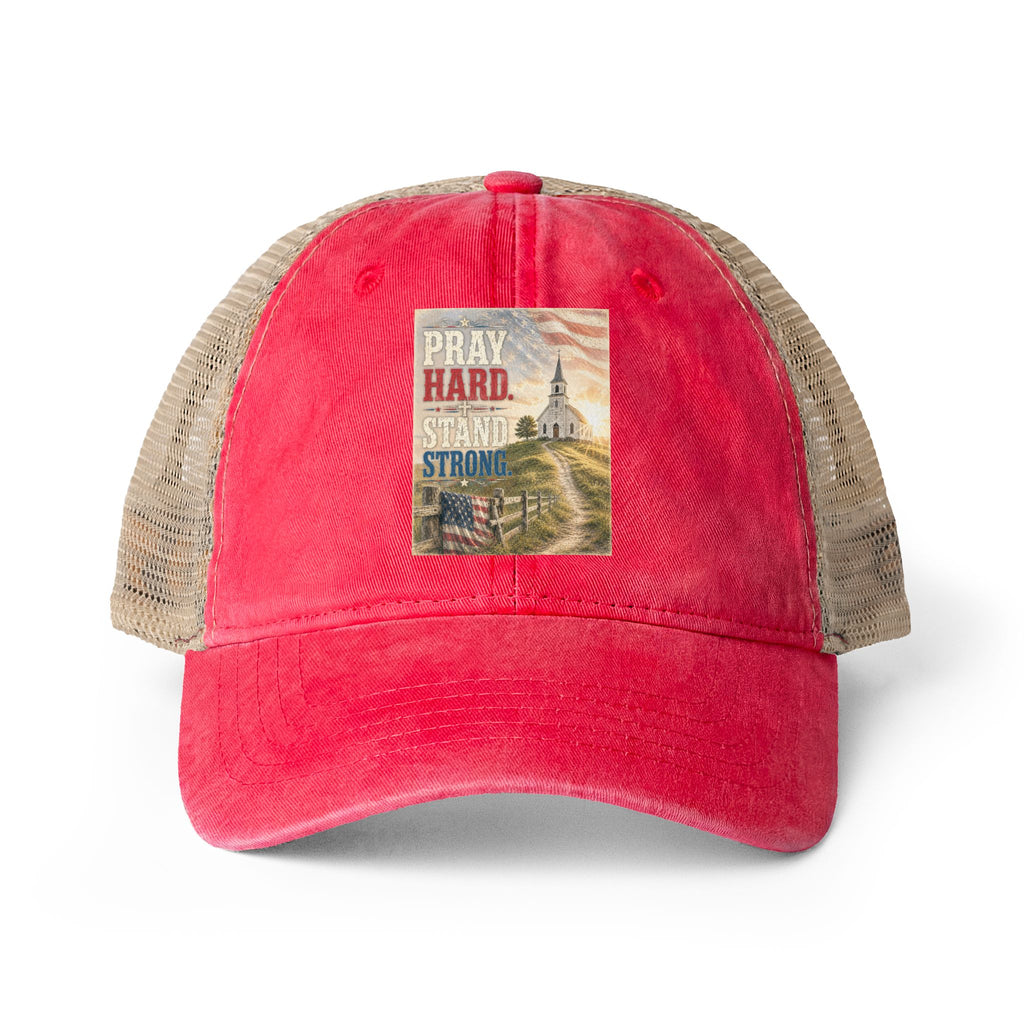 Women's Washed Mesh-Back Cap