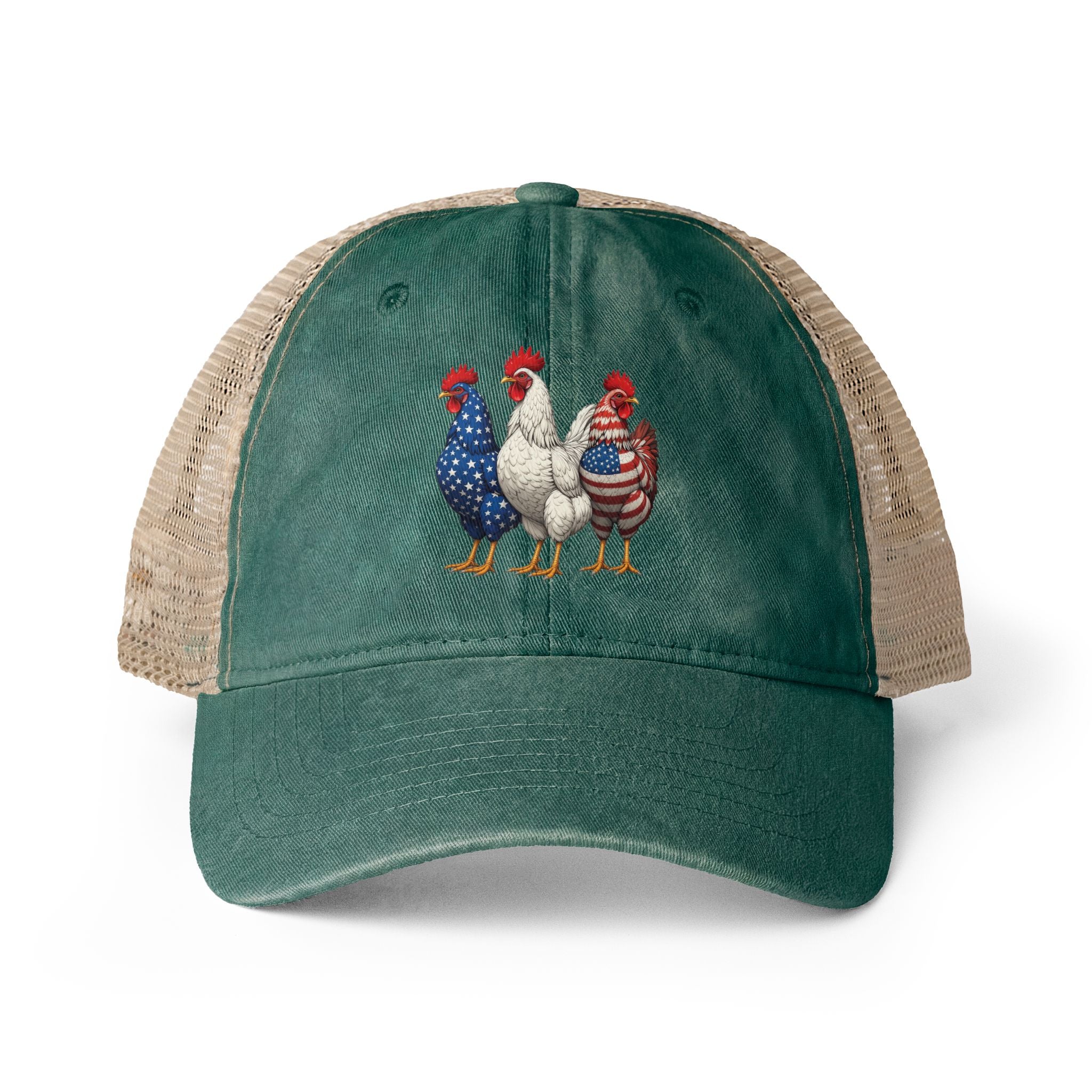 Women's Washed Mesh-Back Cap