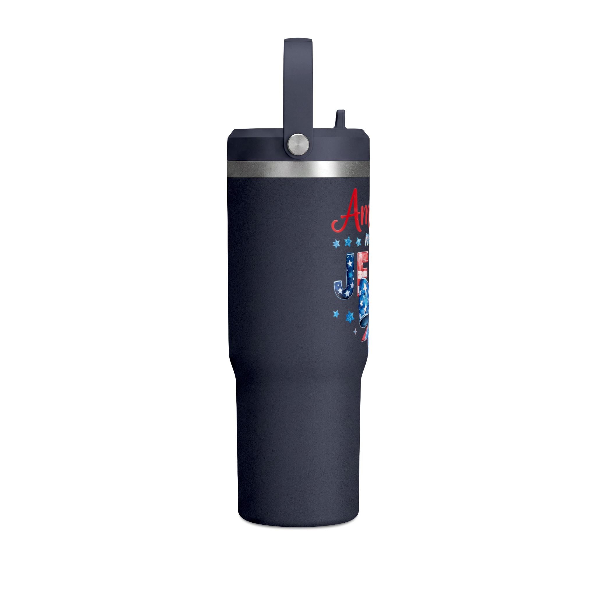 America Needs Jesus 32oz Nomad Tumbler – Patriotic Insulated Travel Mug