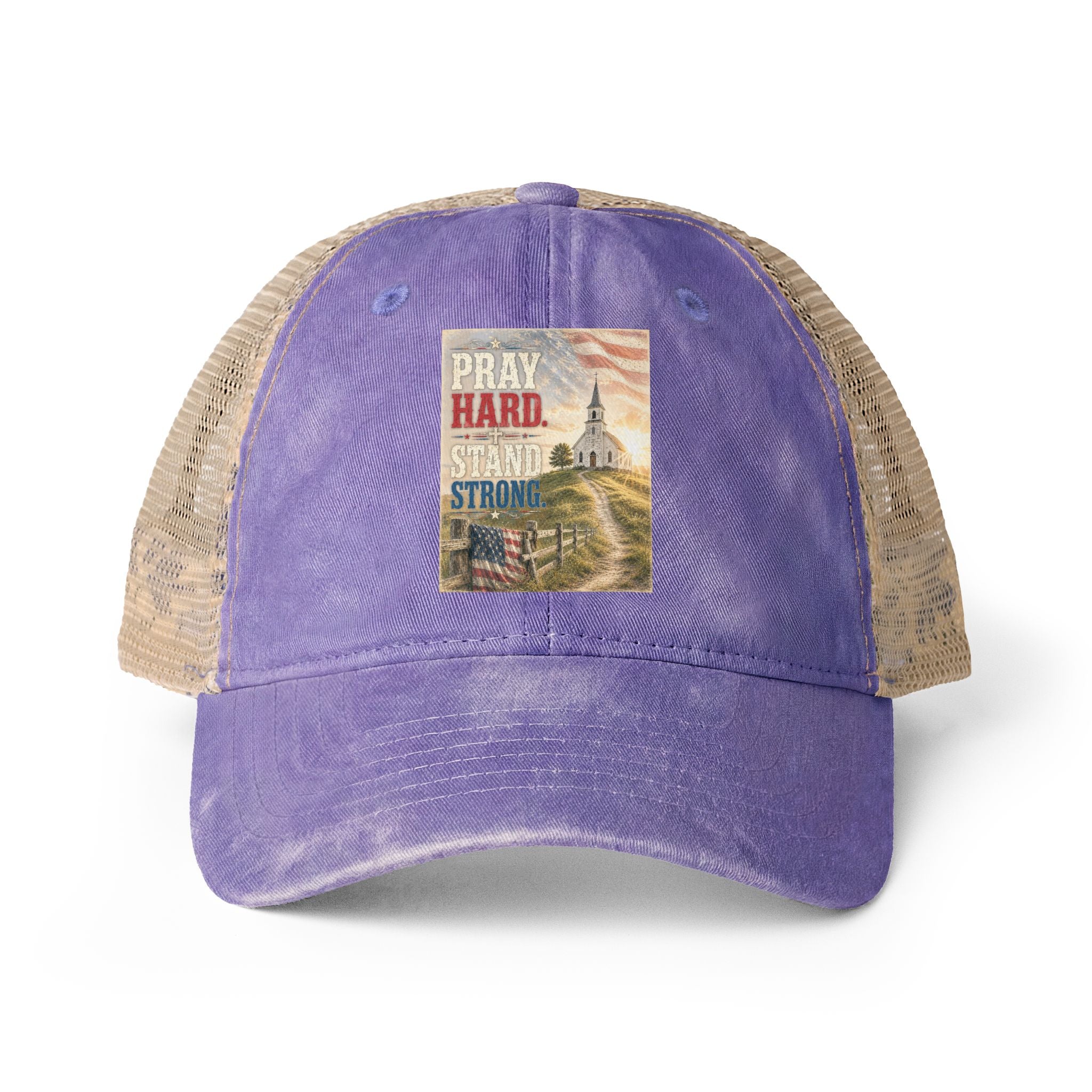 Women's Washed Mesh-Back Cap