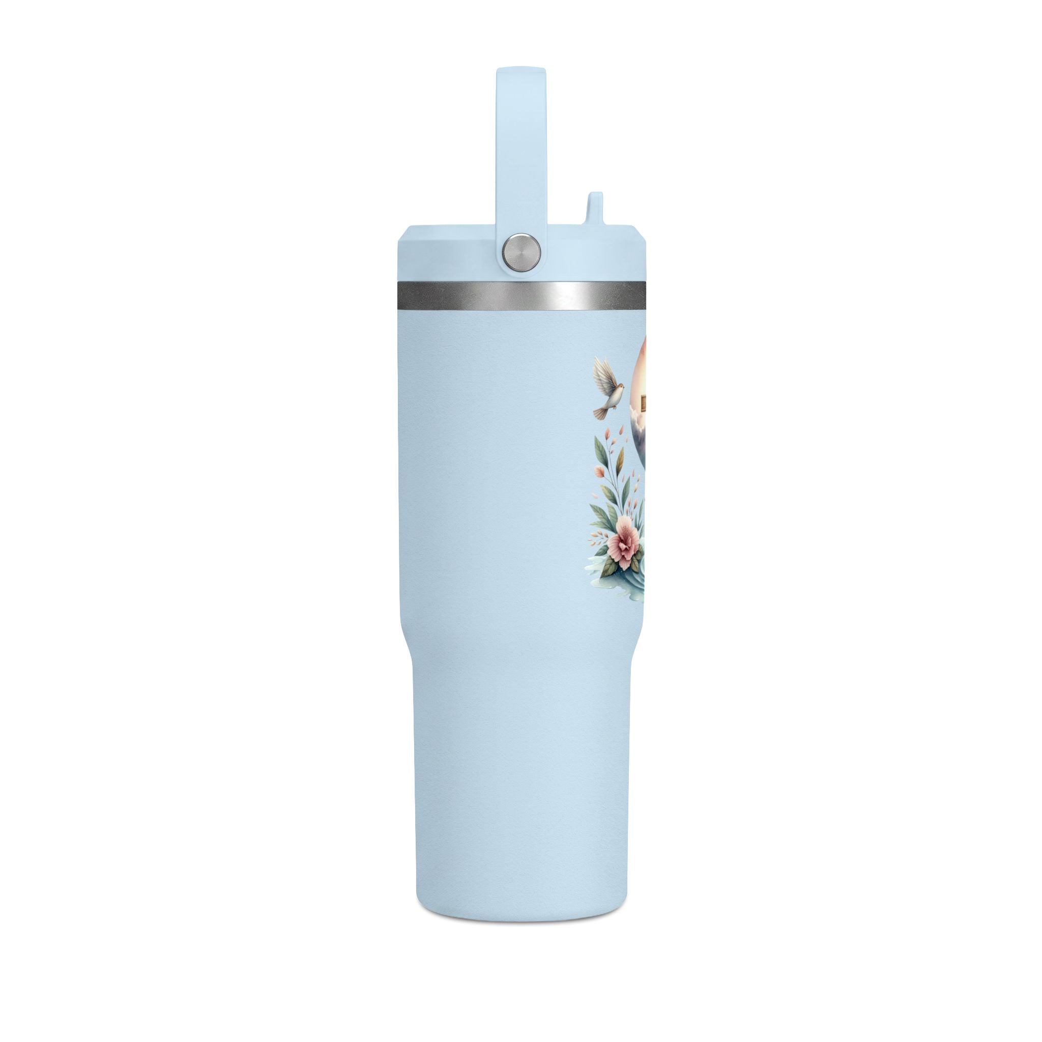 32oz Faith Tumbler — Cross & Dove Spiritual Travel Mug