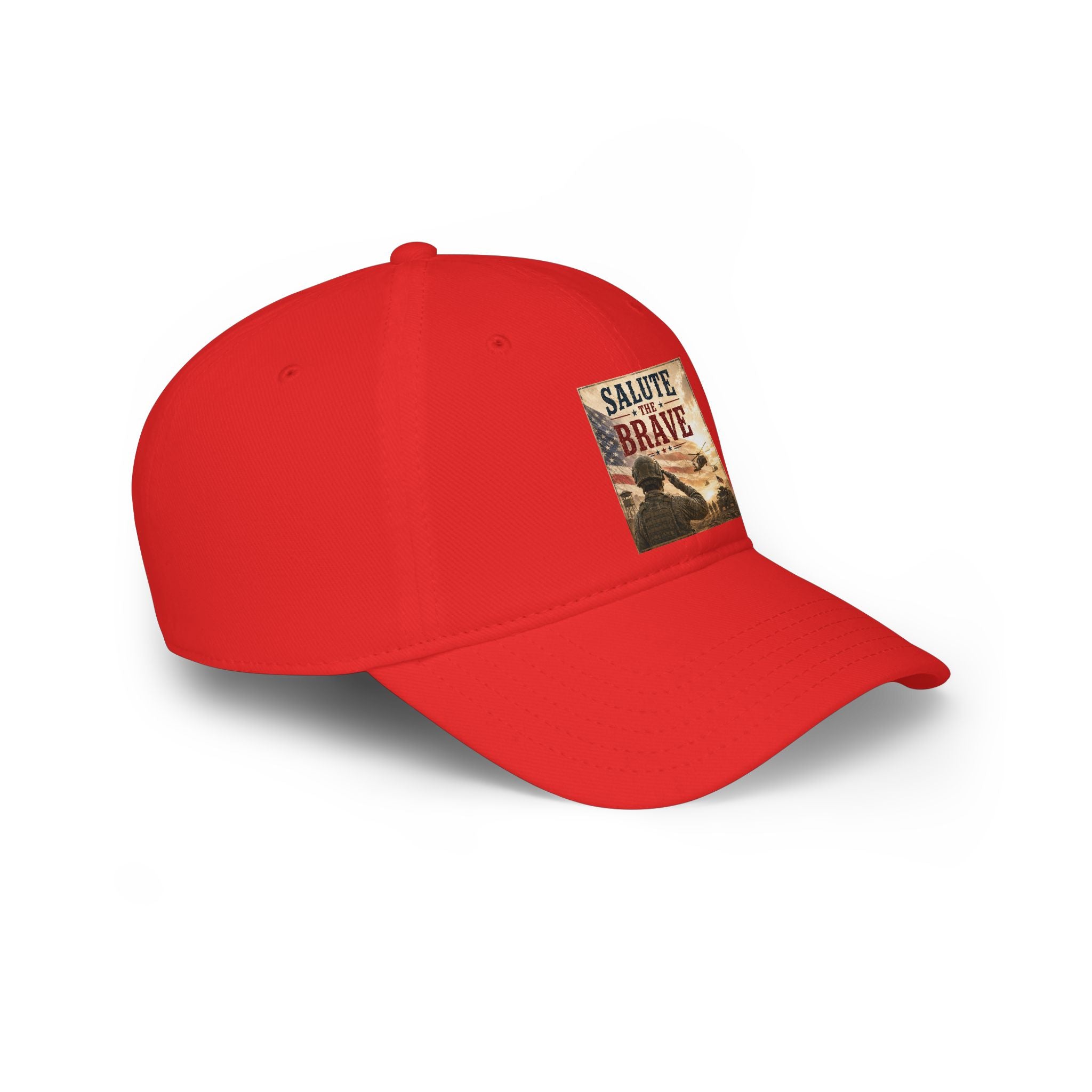 Salute the Brave Cap - Patriotic Military Tribute Baseball Hat