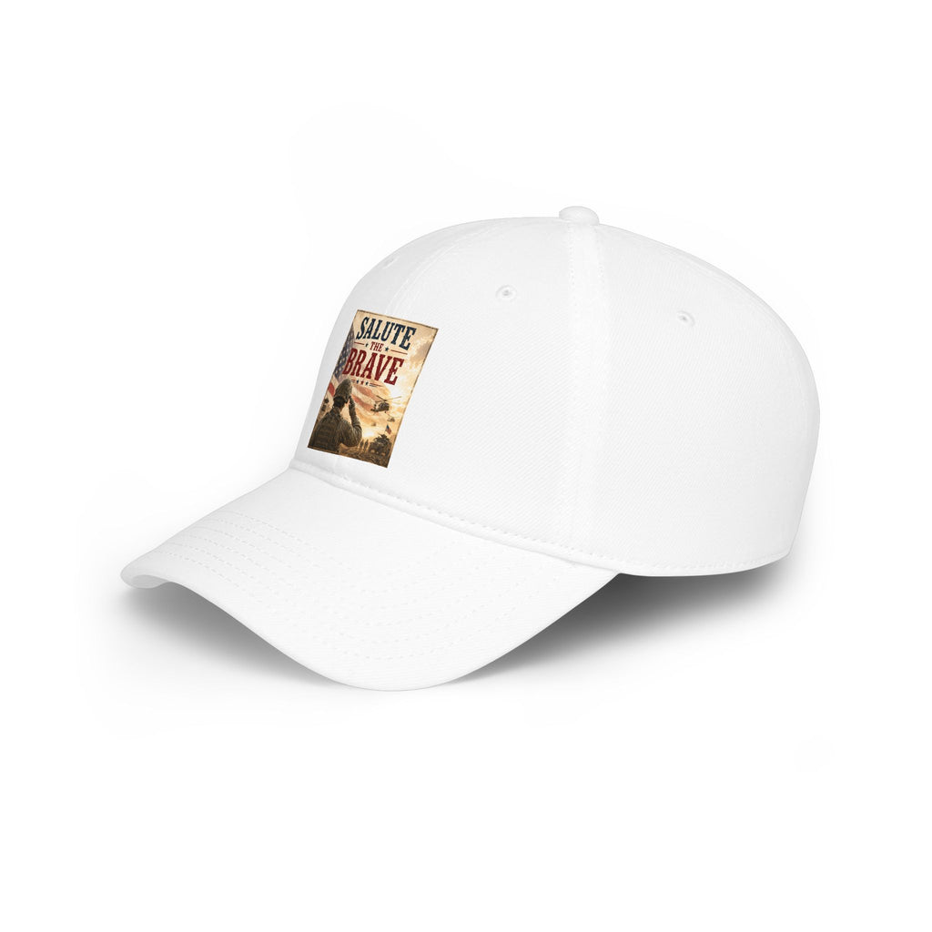 Salute the Brave Cap - Patriotic Military Tribute Baseball Hat