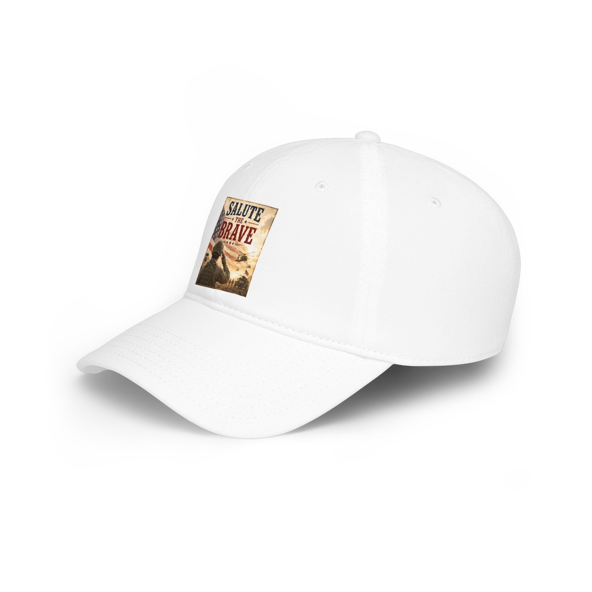 Salute the Brave Cap - Patriotic Military Tribute Baseball Hat