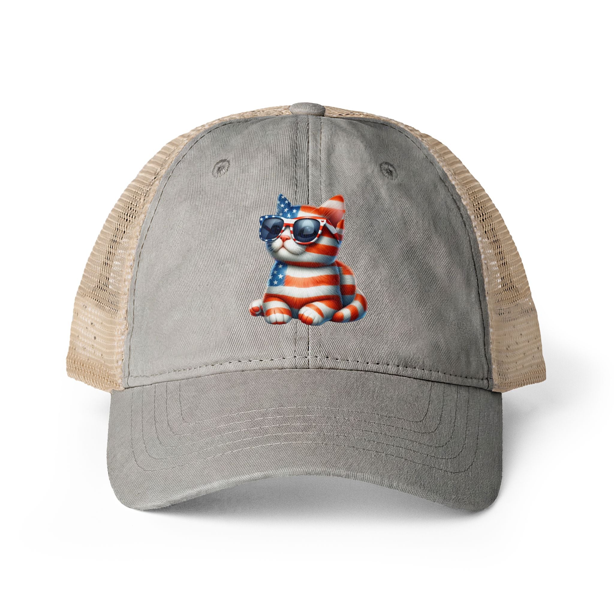 Women's Washed Mesh-Back Cap