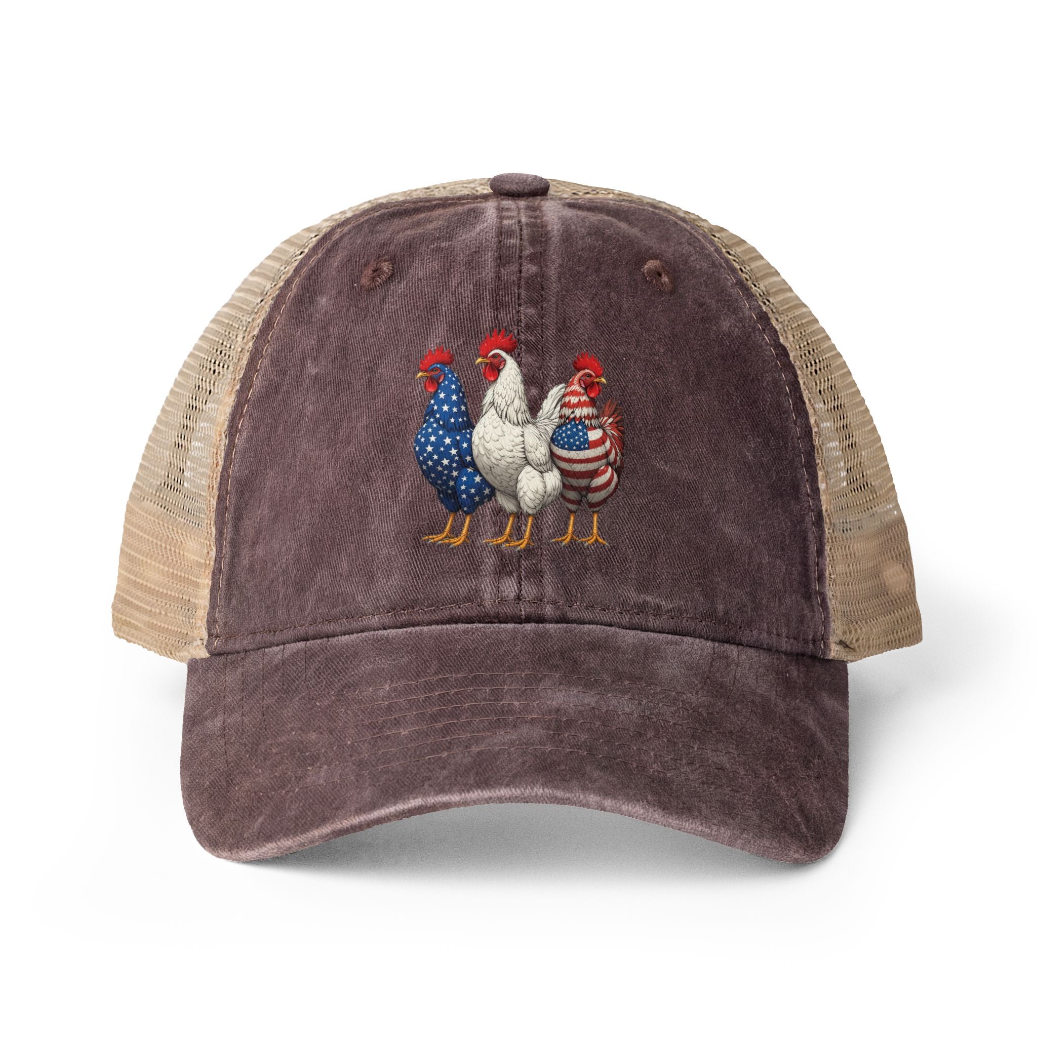 Women's Washed Mesh-Back Cap