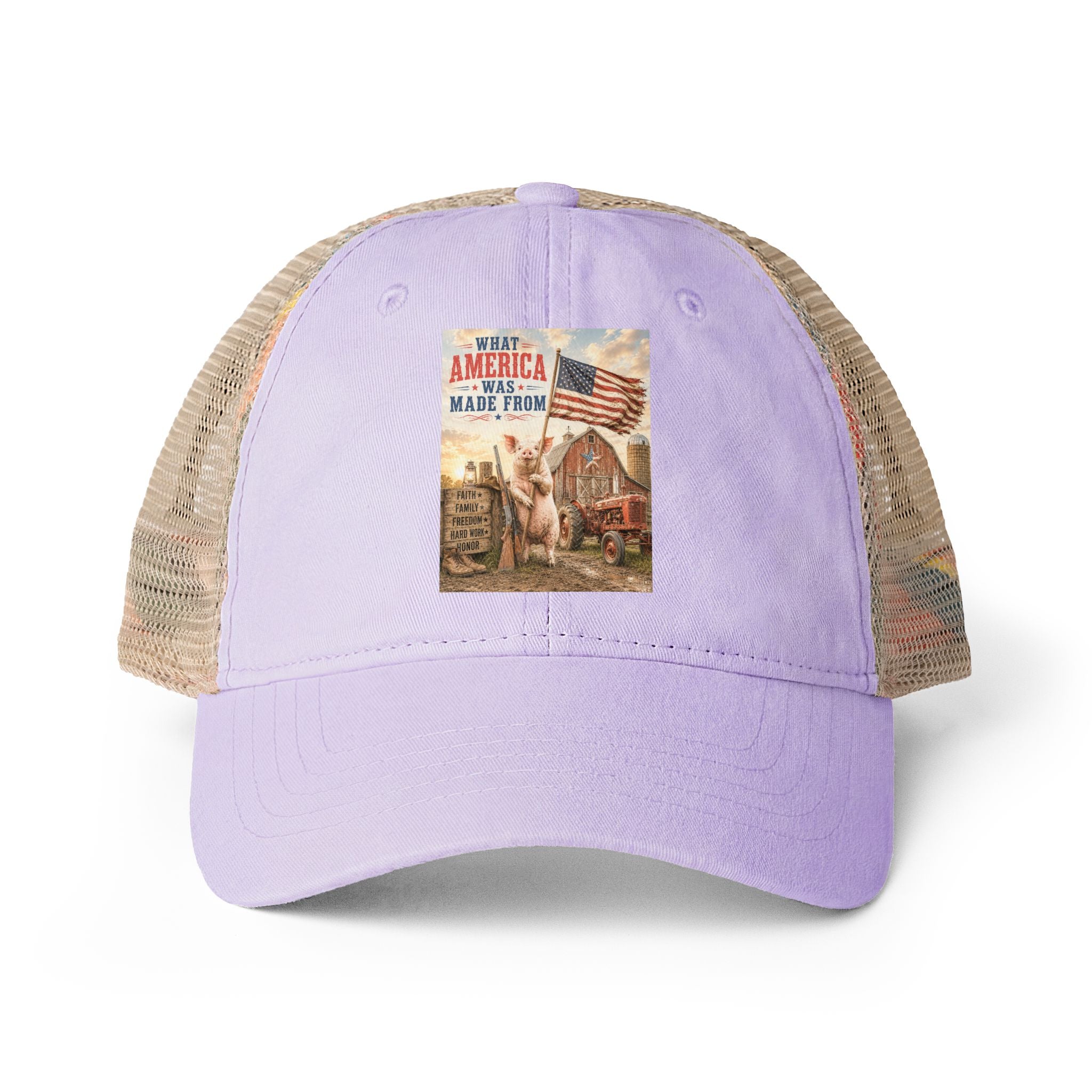 Women's Washed Mesh-Back Cap