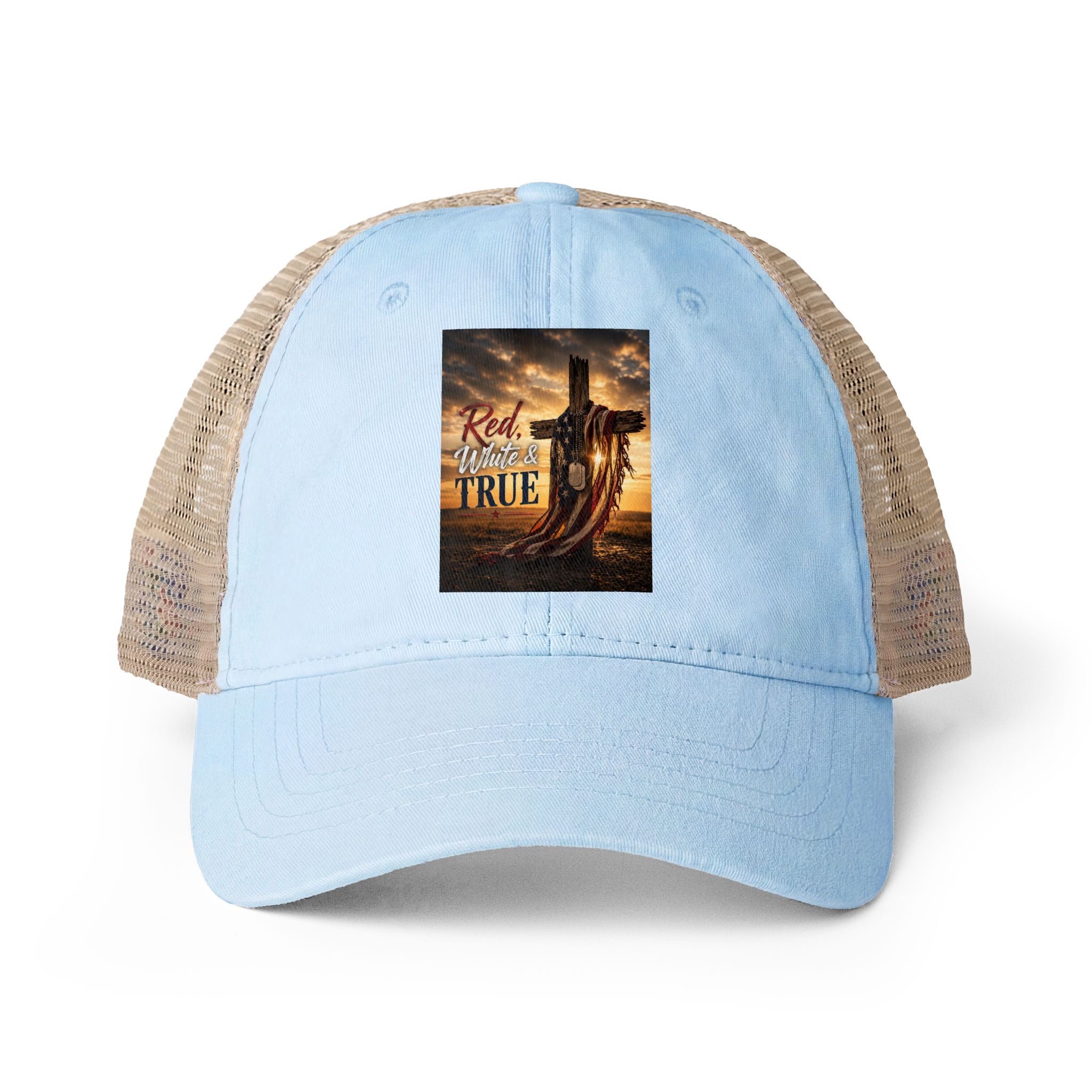 Women's Washed Mesh-Back Cap