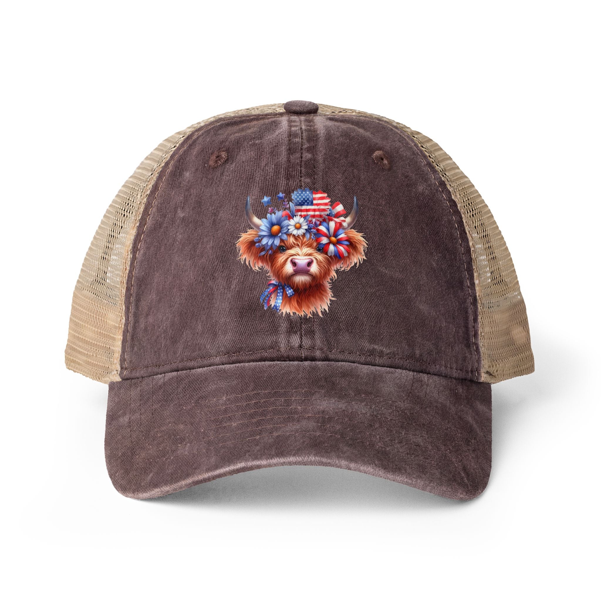 Women's Washed Mesh-Back Cap