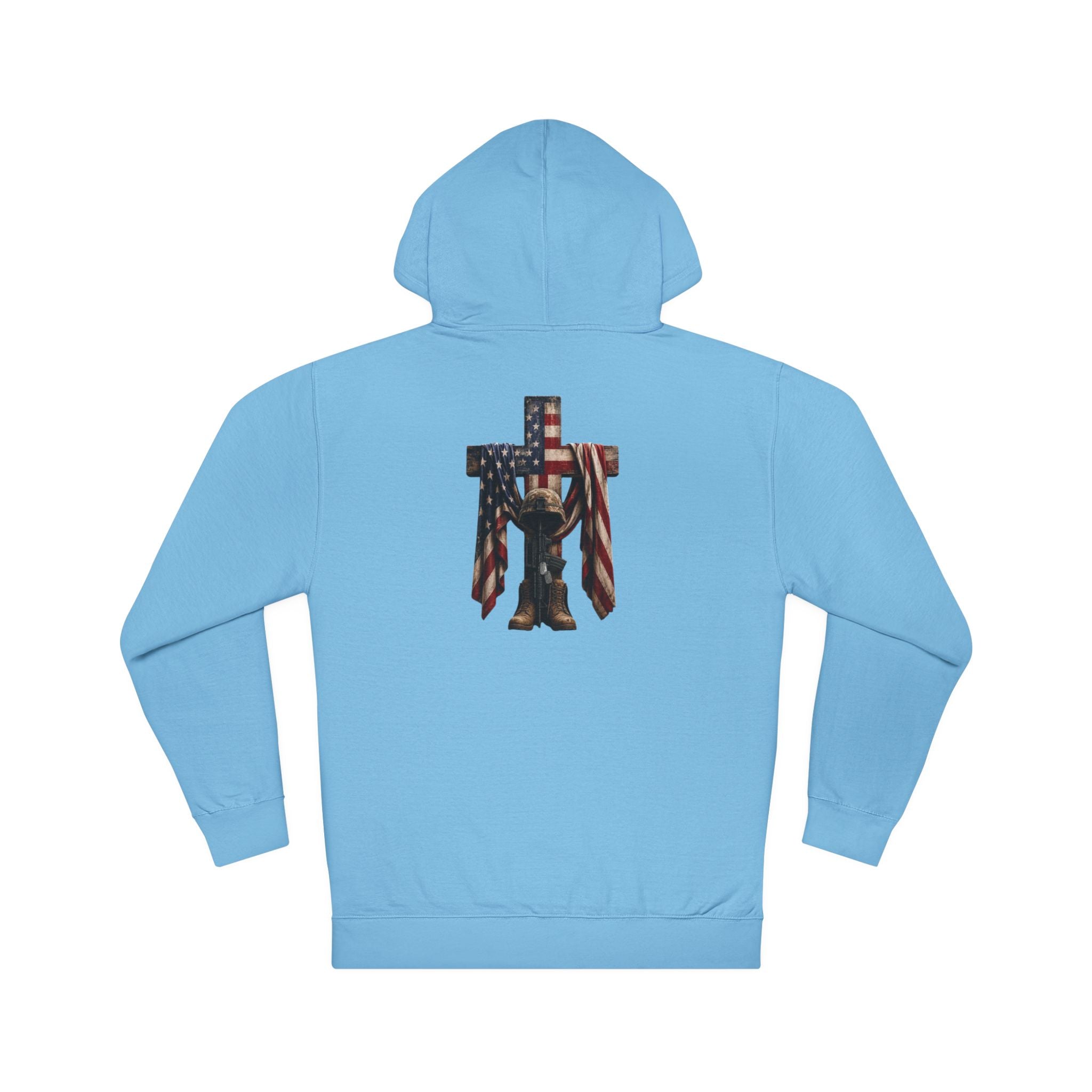 Patriotic Cross & Soldier Hoodie