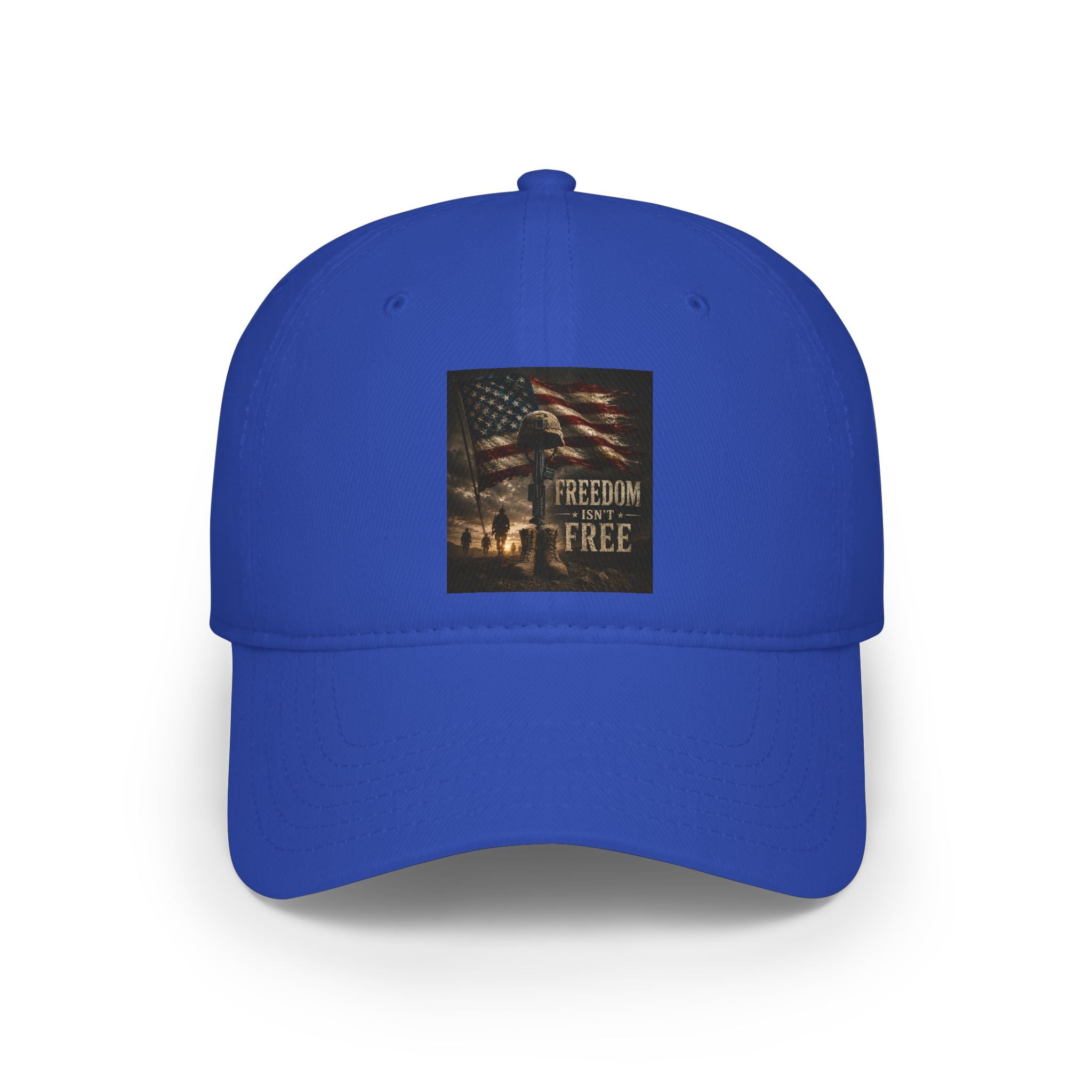 Patriotic 'Freedom Isn't Free' Low Profile Baseball Cap