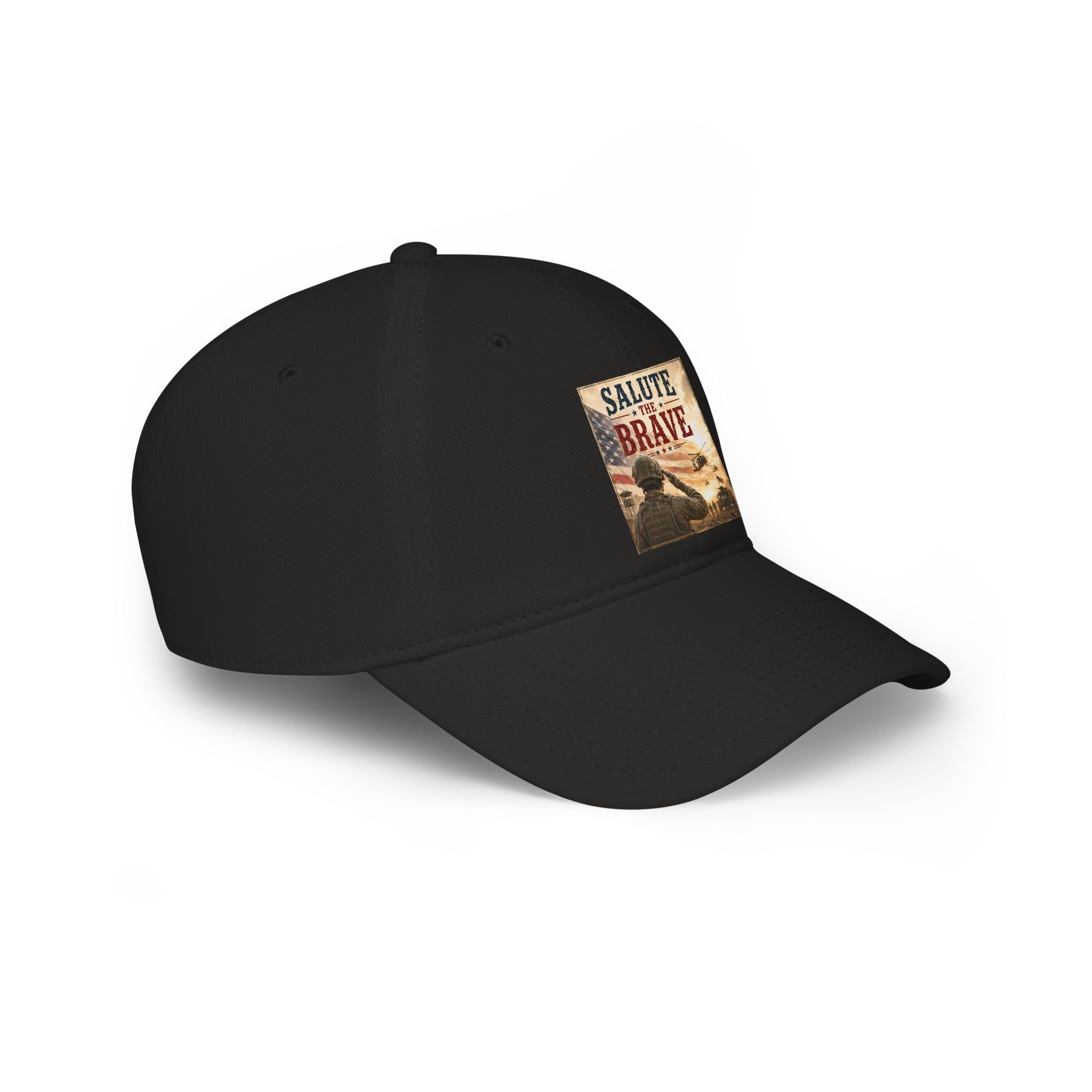 Salute the Brave Cap - Patriotic Military Tribute Baseball Hat