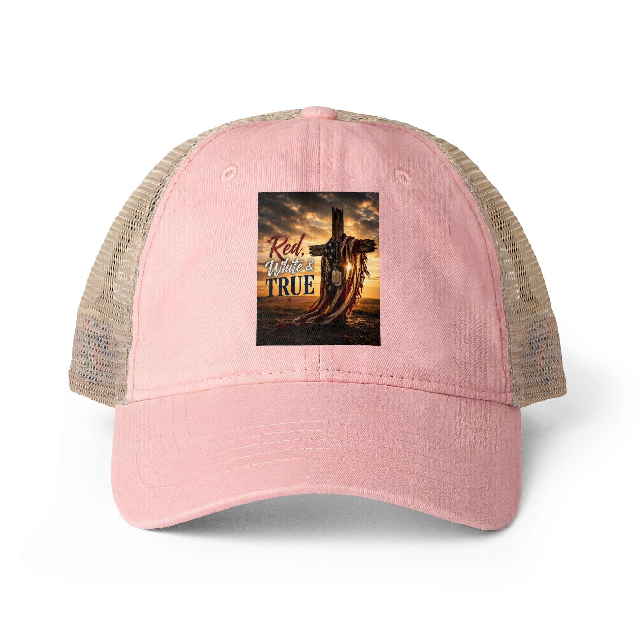 Women's Washed Mesh-Back Cap