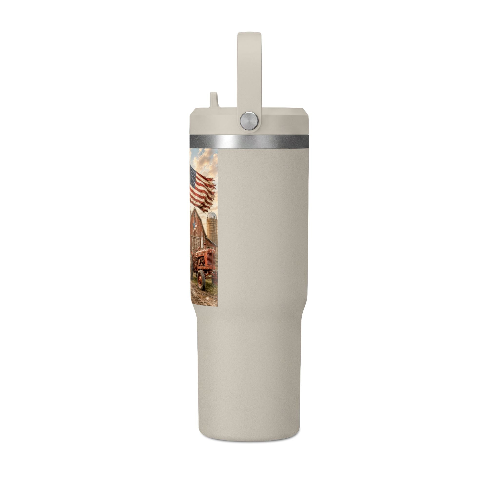Nomad Tumbler 32oz – Patriotic Farmhouse Travel Tumbler (What America Was Made From)