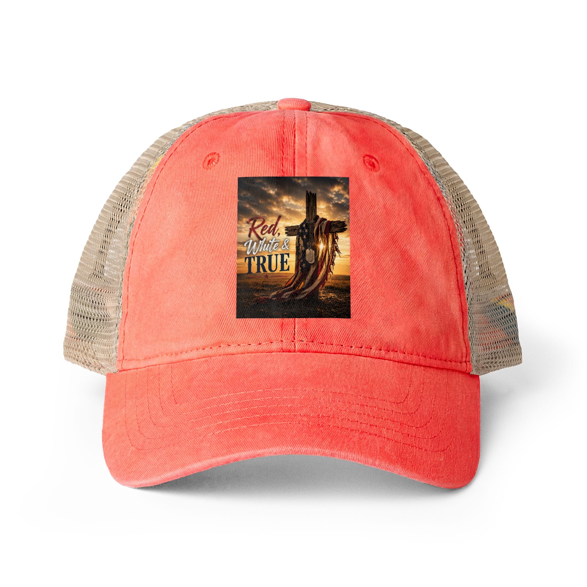 Women's Washed Mesh-Back Cap