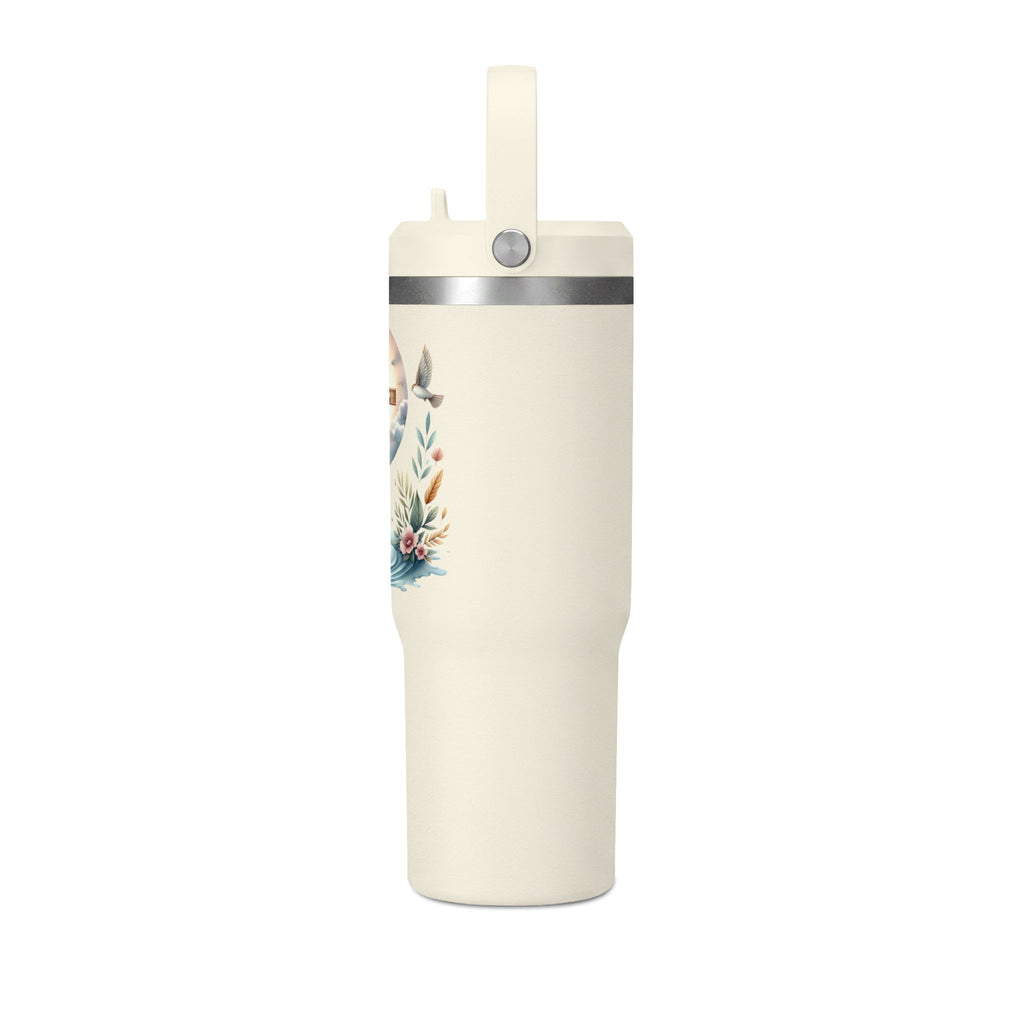 32oz Faith Tumbler — Cross & Dove Spiritual Travel Mug