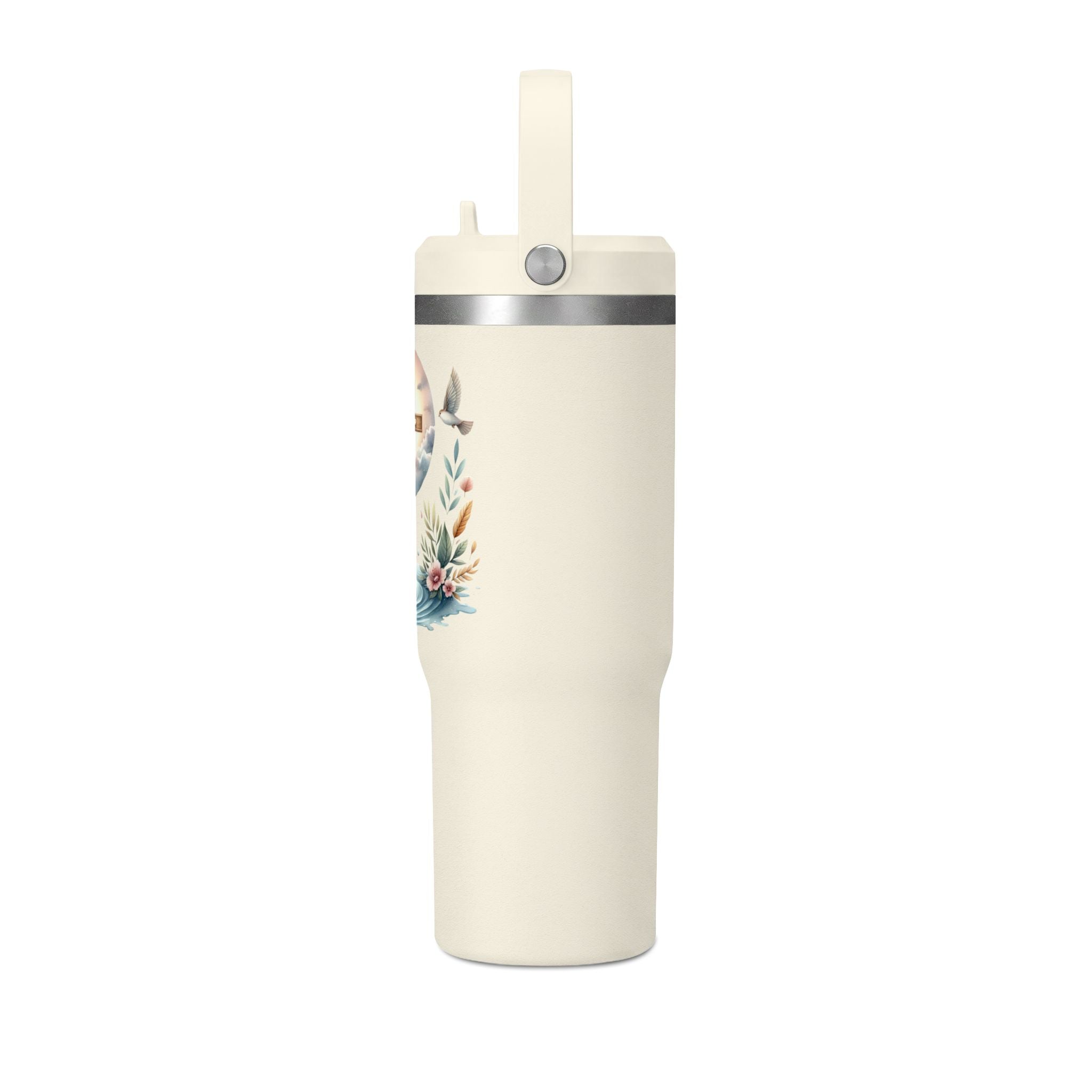32oz Faith Tumbler — Cross & Dove Spiritual Travel Mug