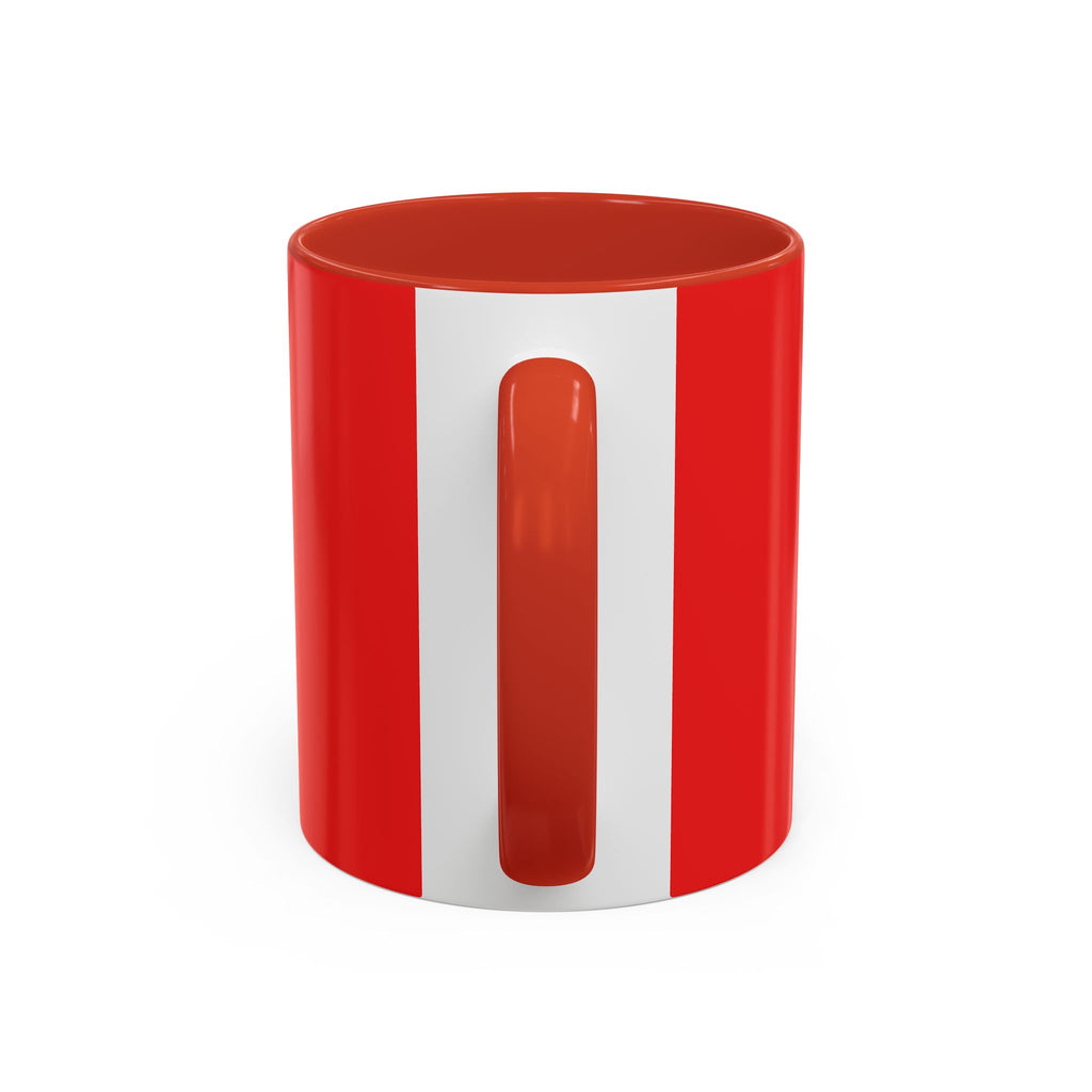 Patriotic Cross Coffee Mug – American Flag Christian Faith 11/15oz Accent Mug