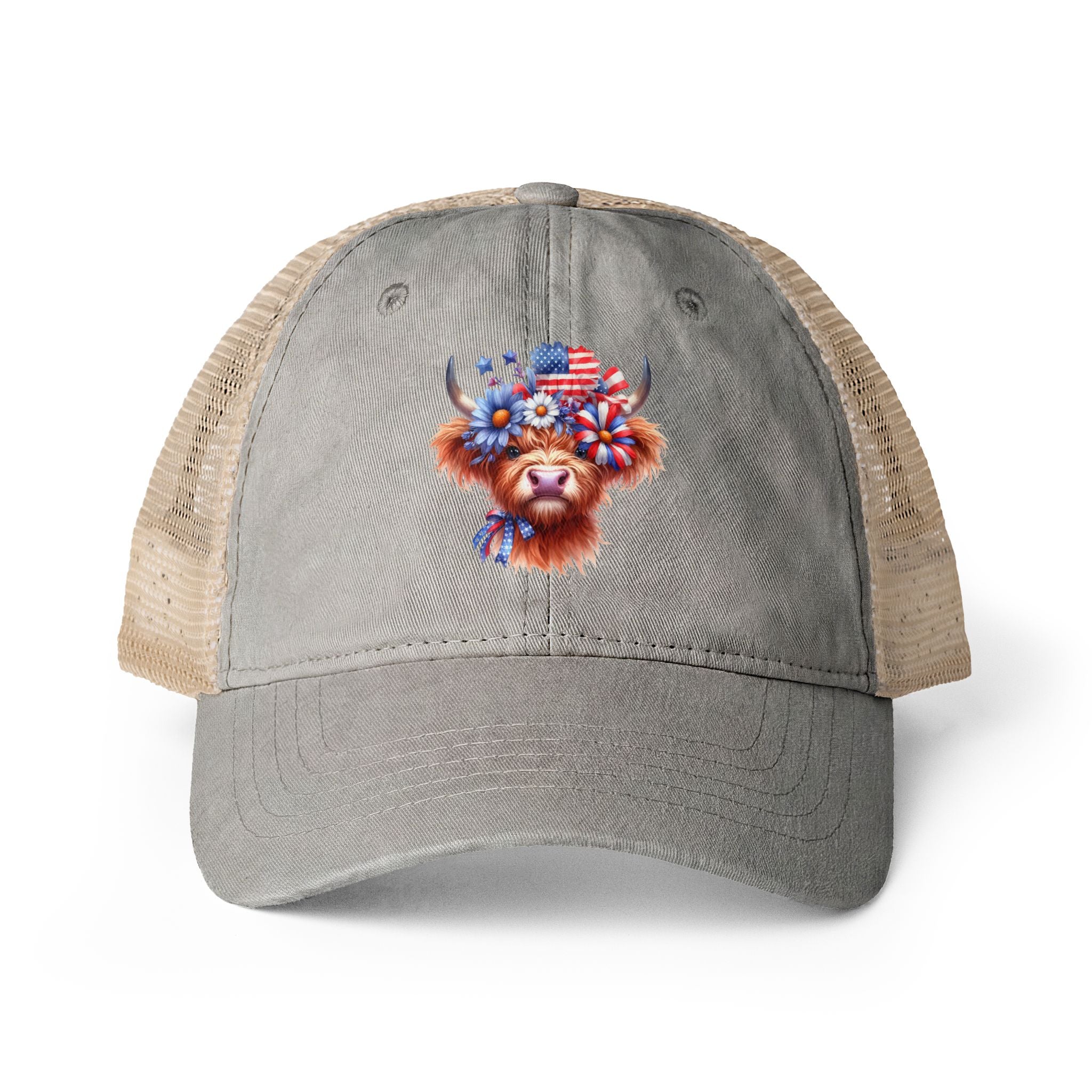 Women's Washed Mesh-Back Cap