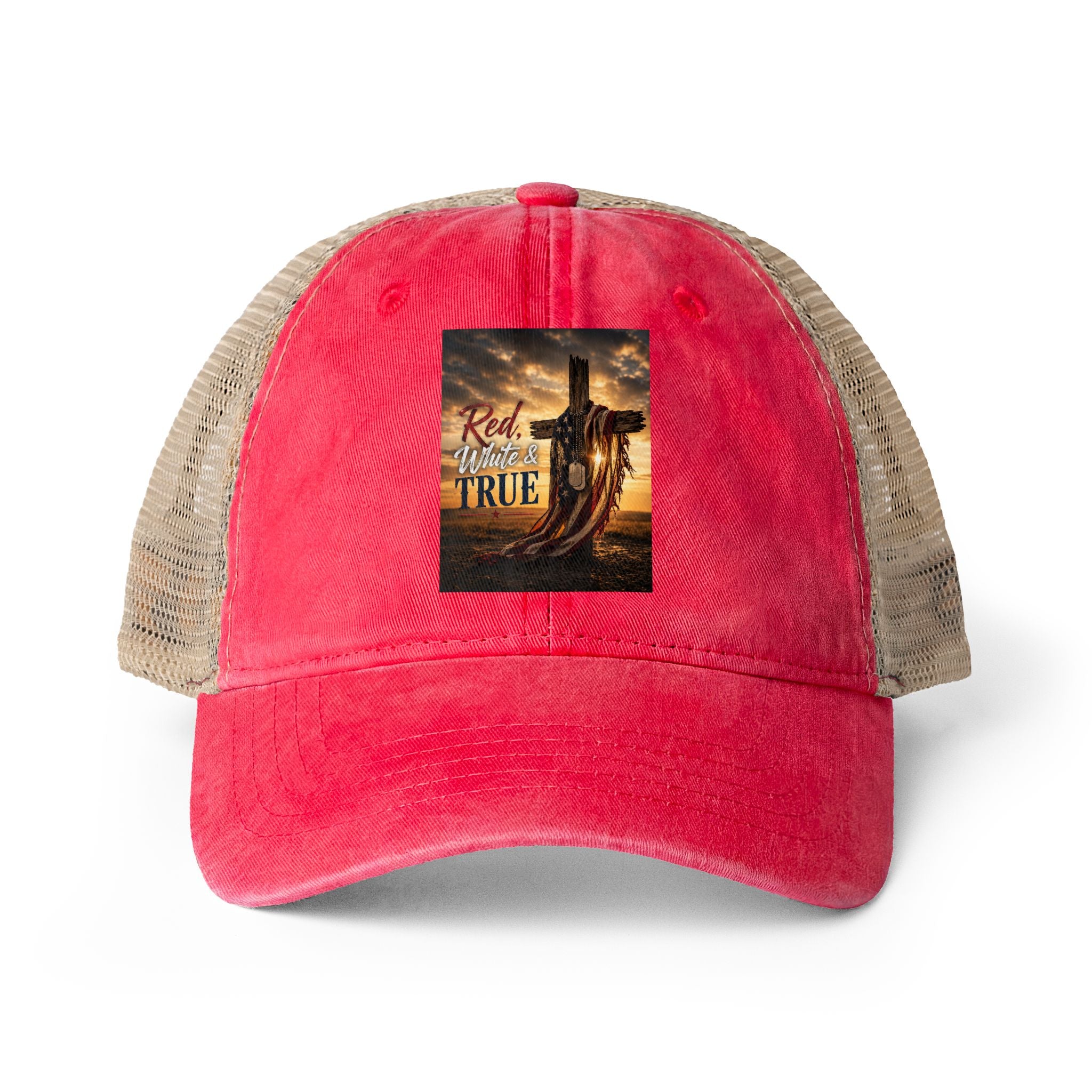 Women's Washed Mesh-Back Cap