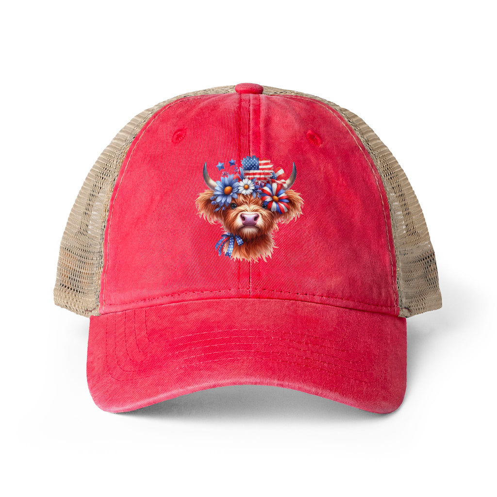 Women's Washed Mesh-Back Cap