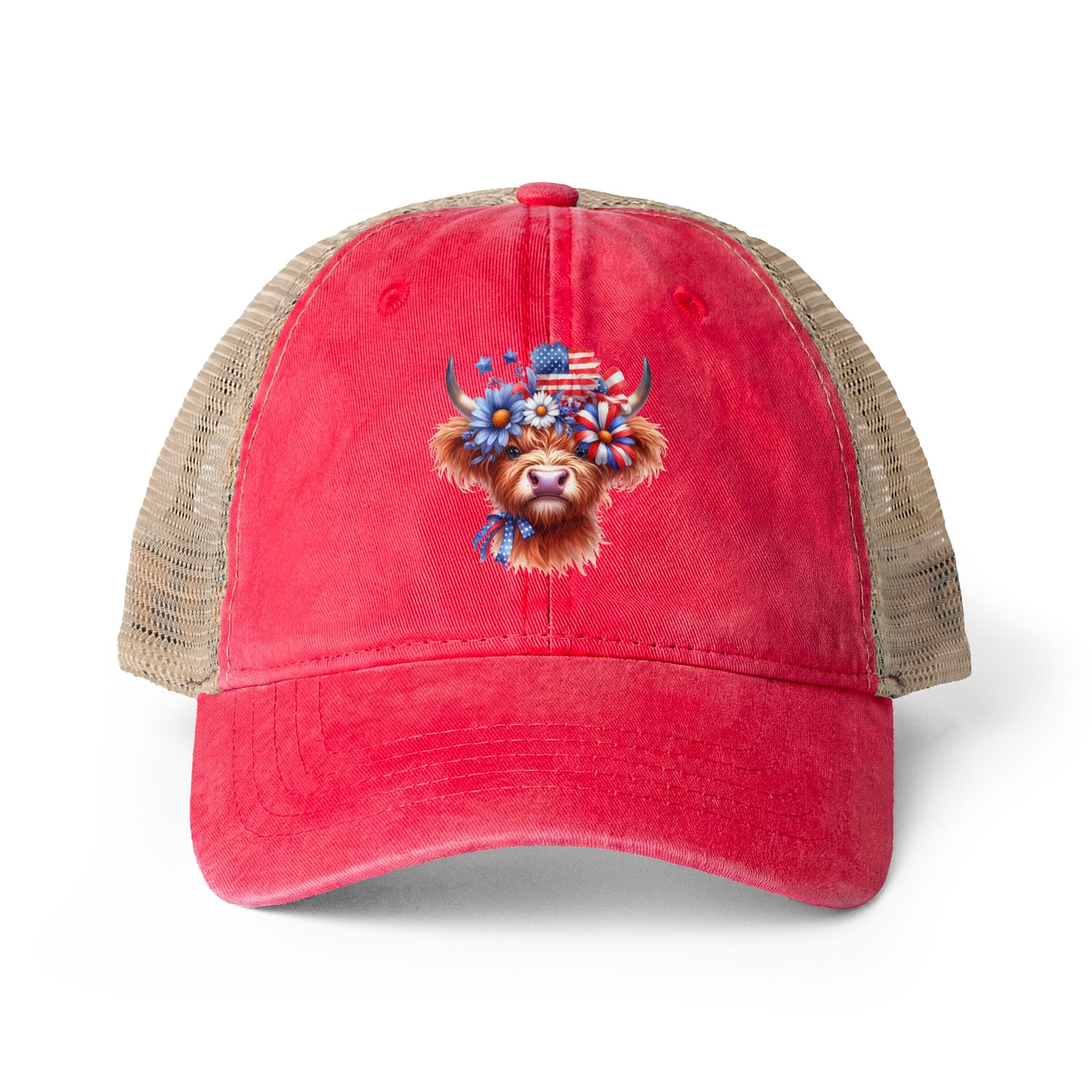 Women's Washed Mesh-Back Cap