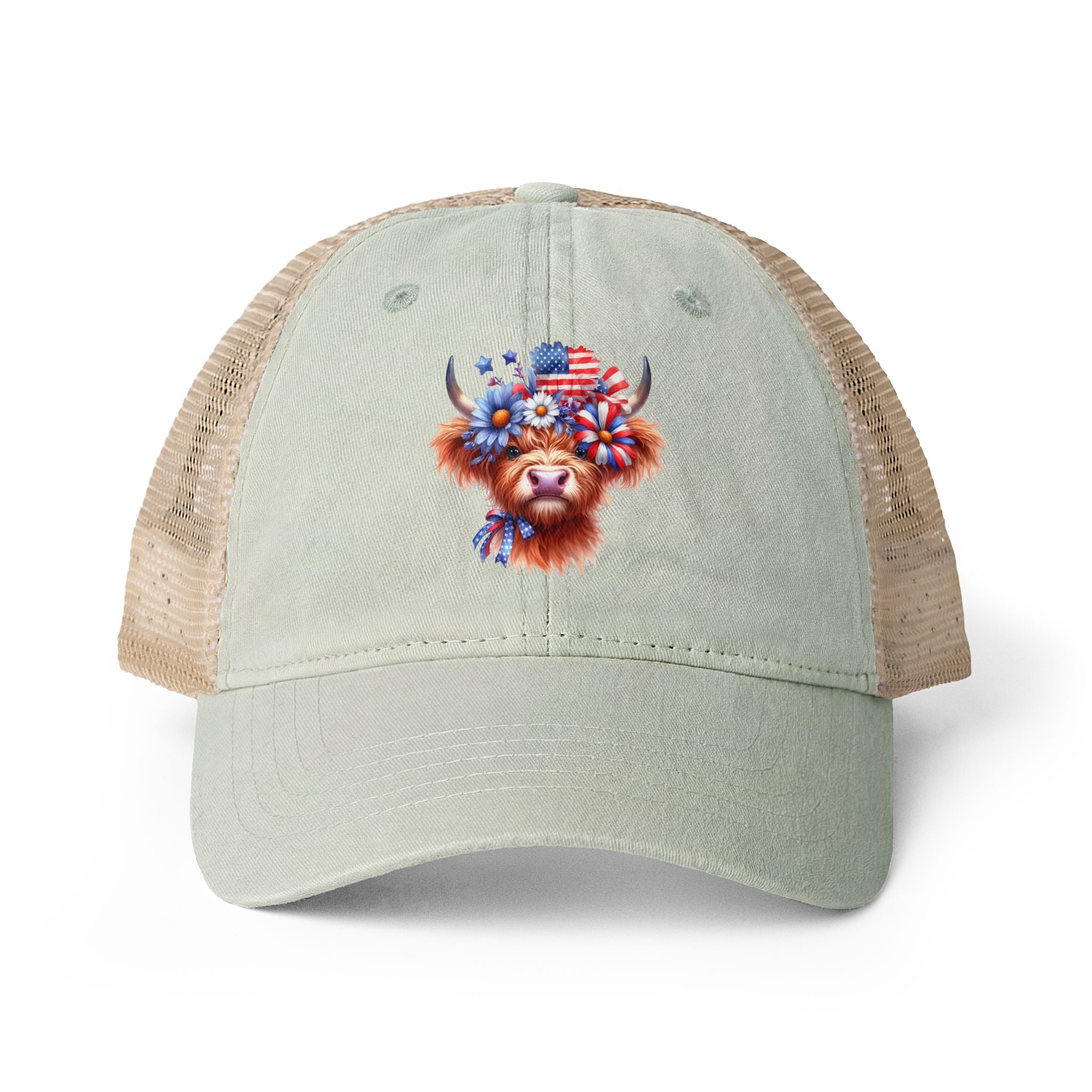 Women's Washed Mesh-Back Cap