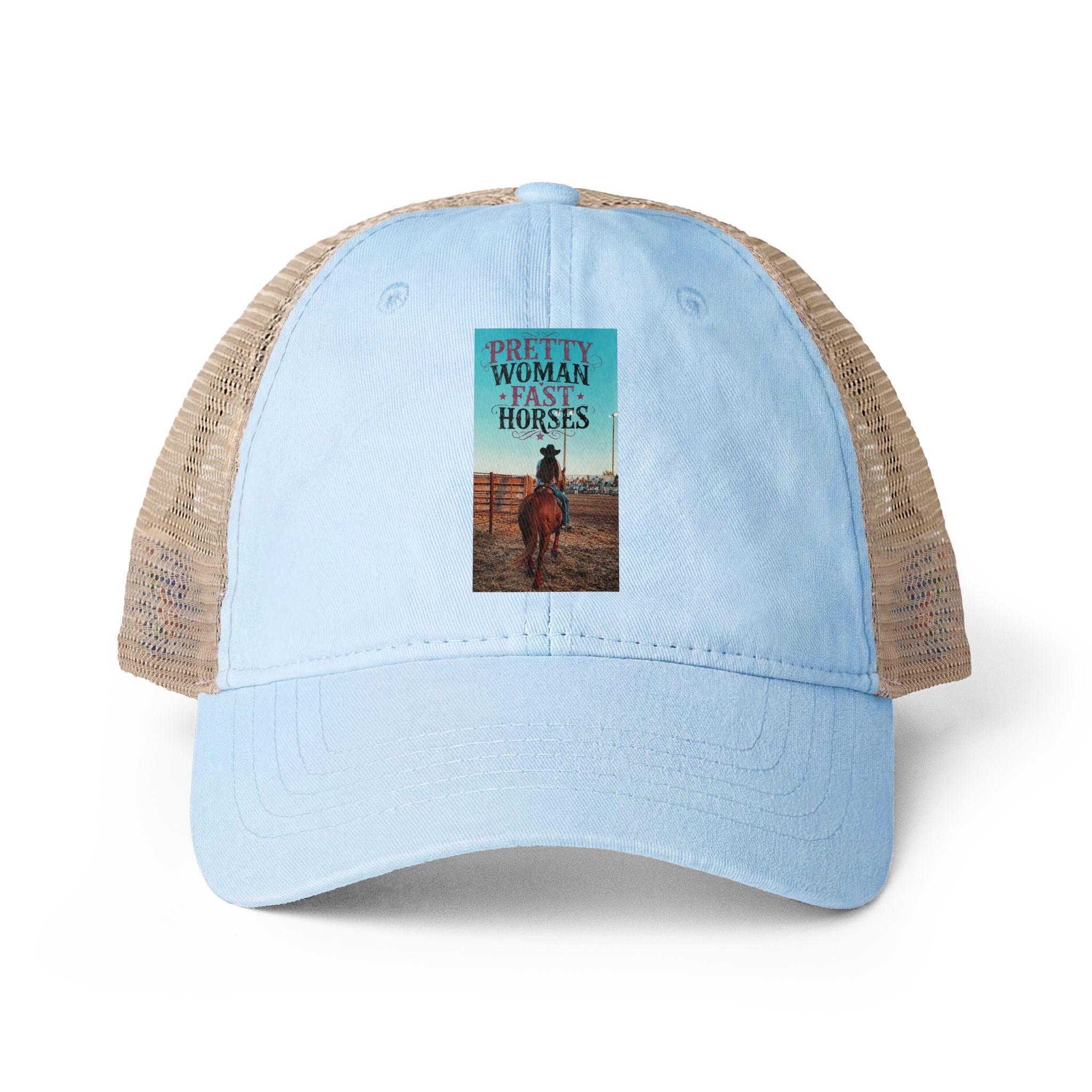 Women's Washed Mesh-Back Cap