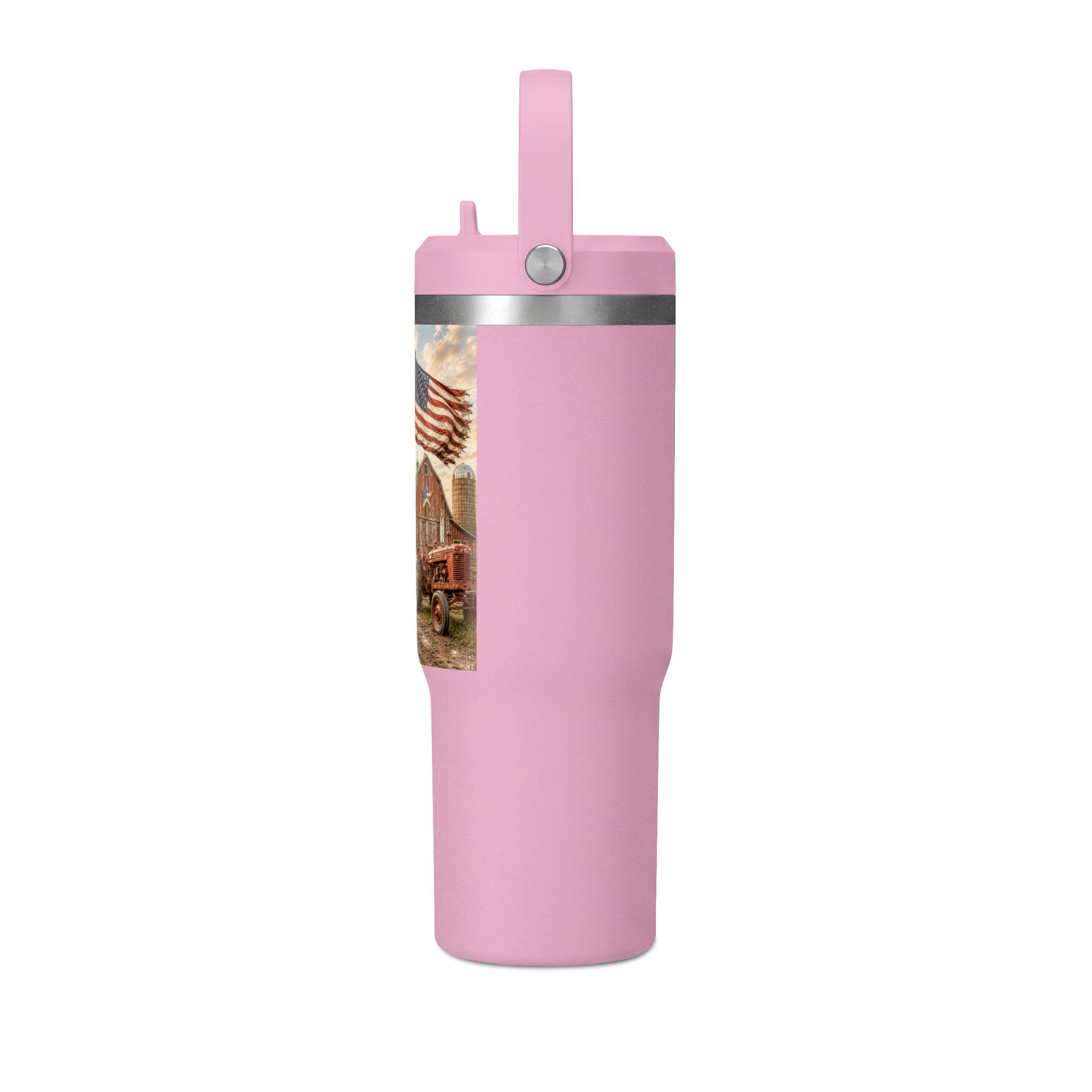 Nomad Tumbler 32oz – Patriotic Farmhouse Travel Tumbler (What America Was Made From)